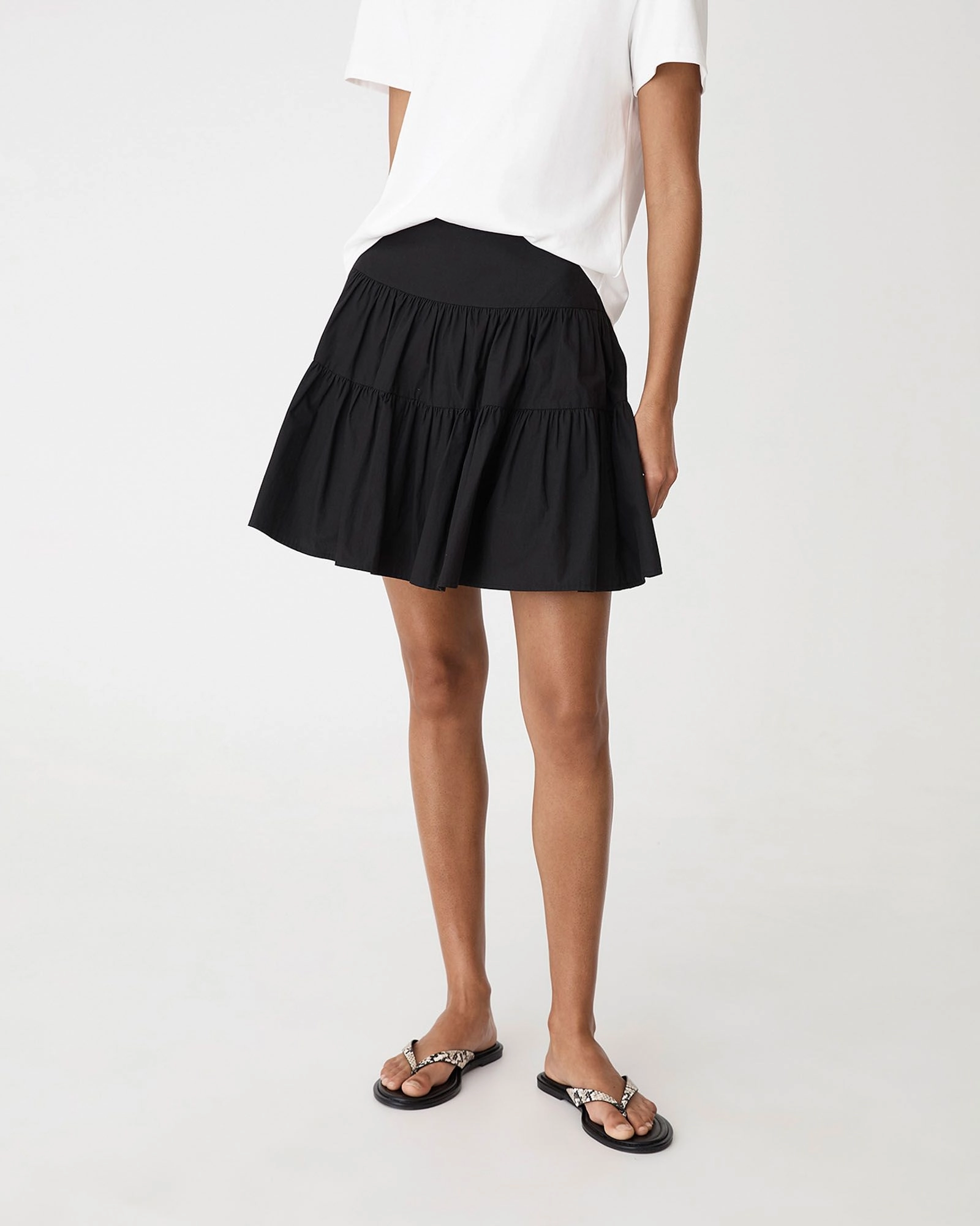 Forcast Clothing - Montana Tiered Mini Skirt