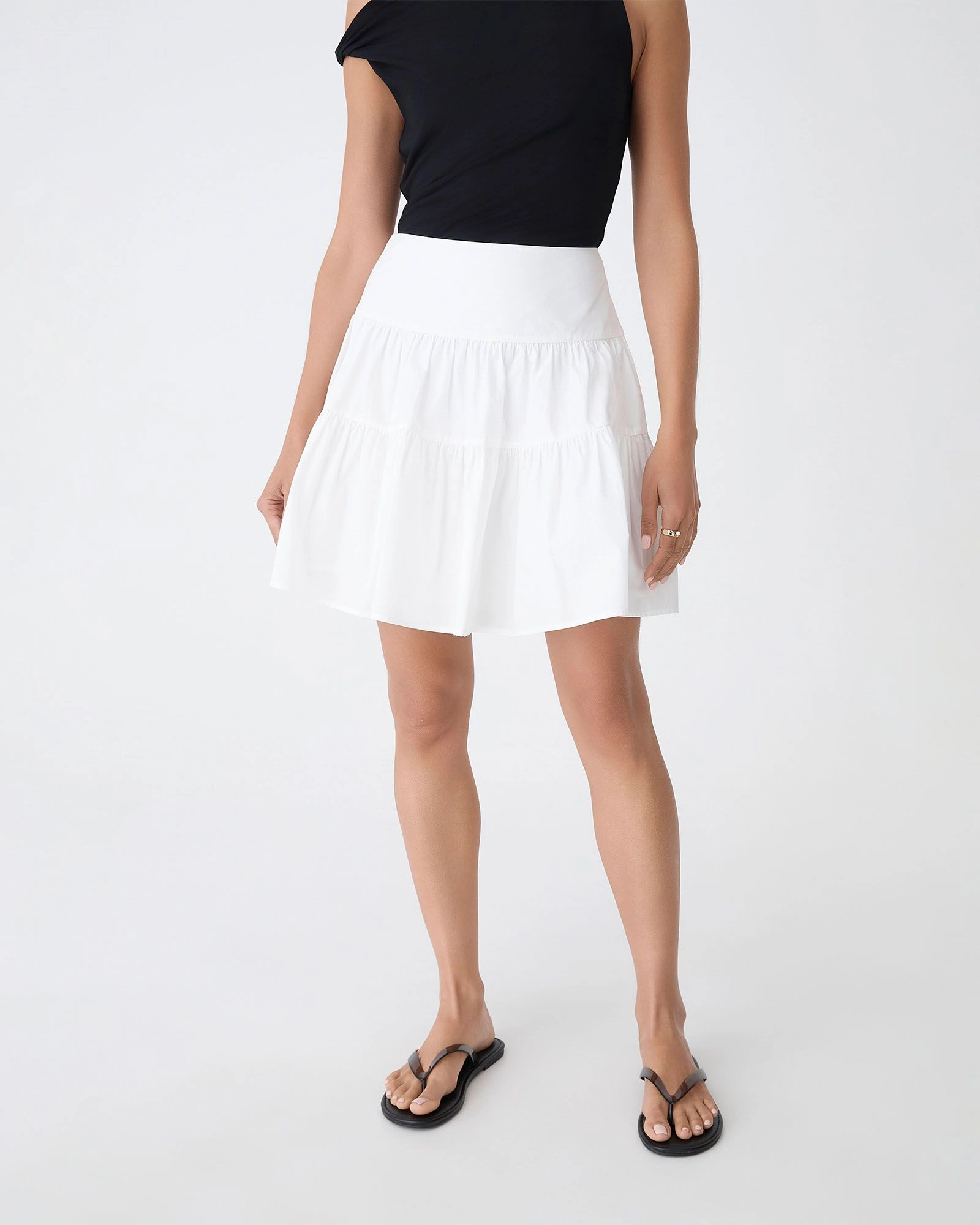 Forcast Clothing - Montana Tiered Mini Skirt