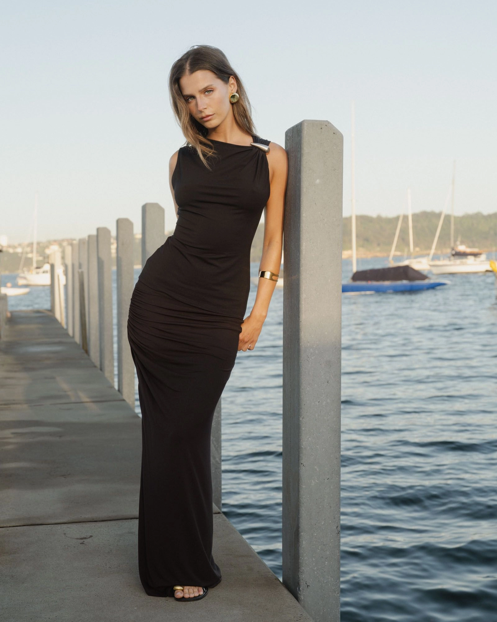 Forcast Clothing - Kirsty Bamboo Ruched Skirt