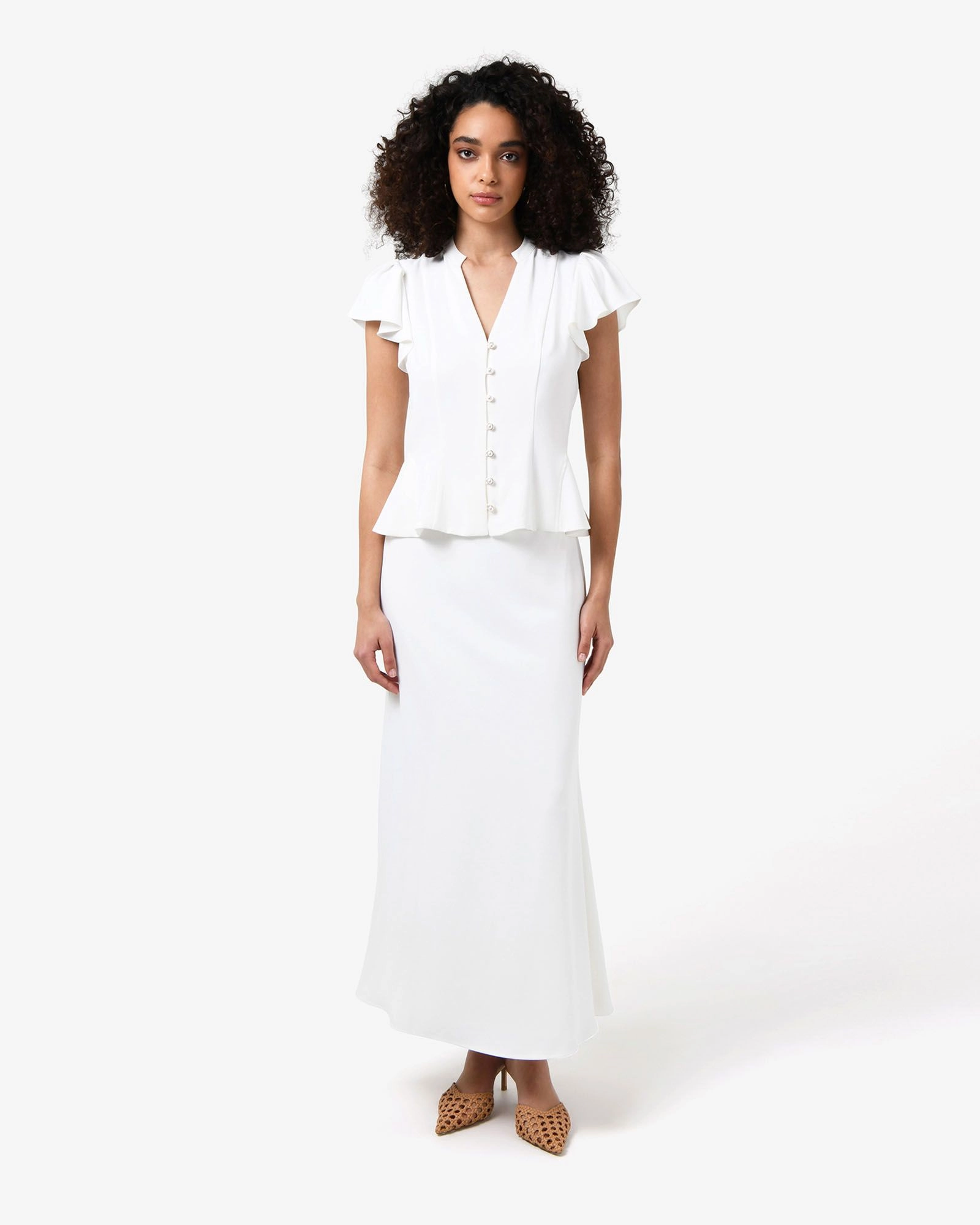 Forcast Clothing - Carissa Flared Maxi Skirt
