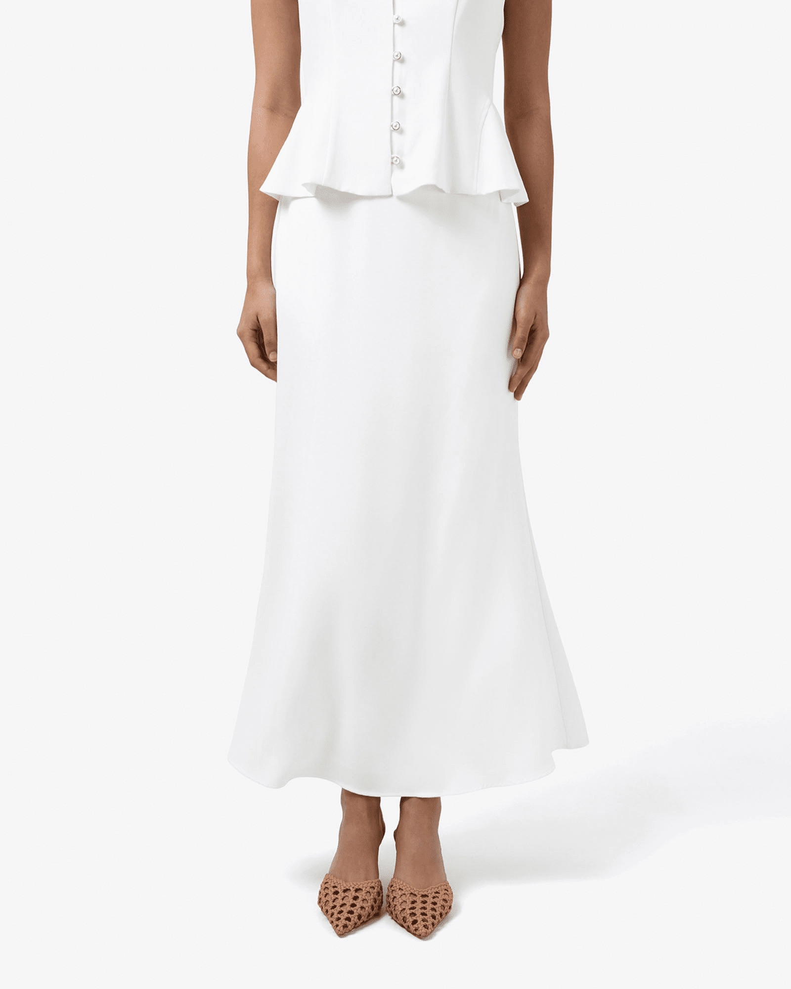 Forcast Clothing - Carissa Flared Maxi Skirt