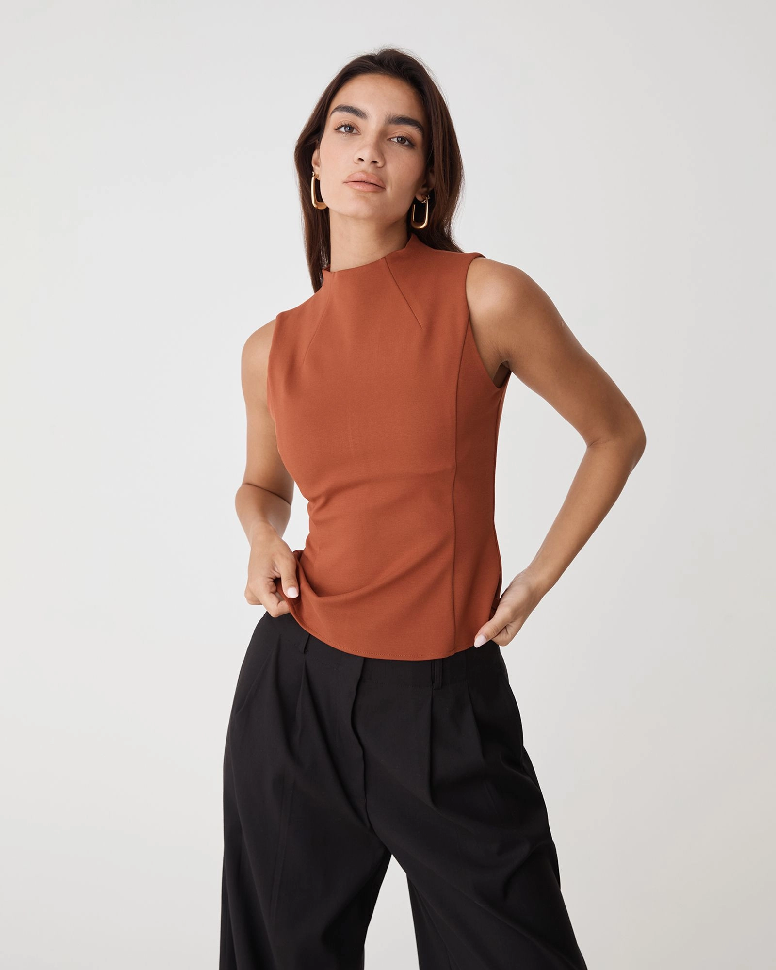 Forcast Clothing - Finnley Structured Ponte Top