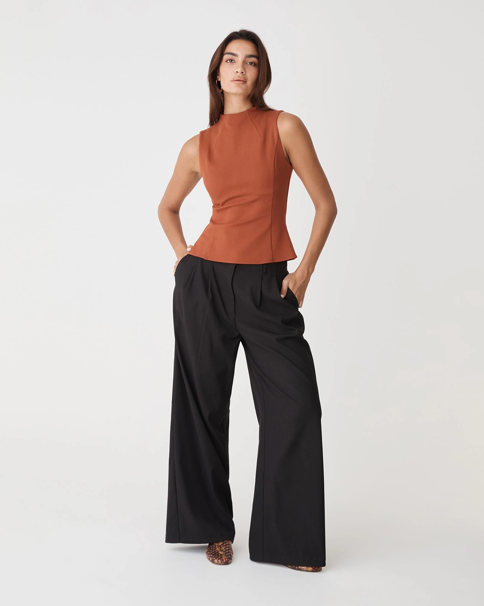 Forcast Clothing - Finnley Structured Ponte Top