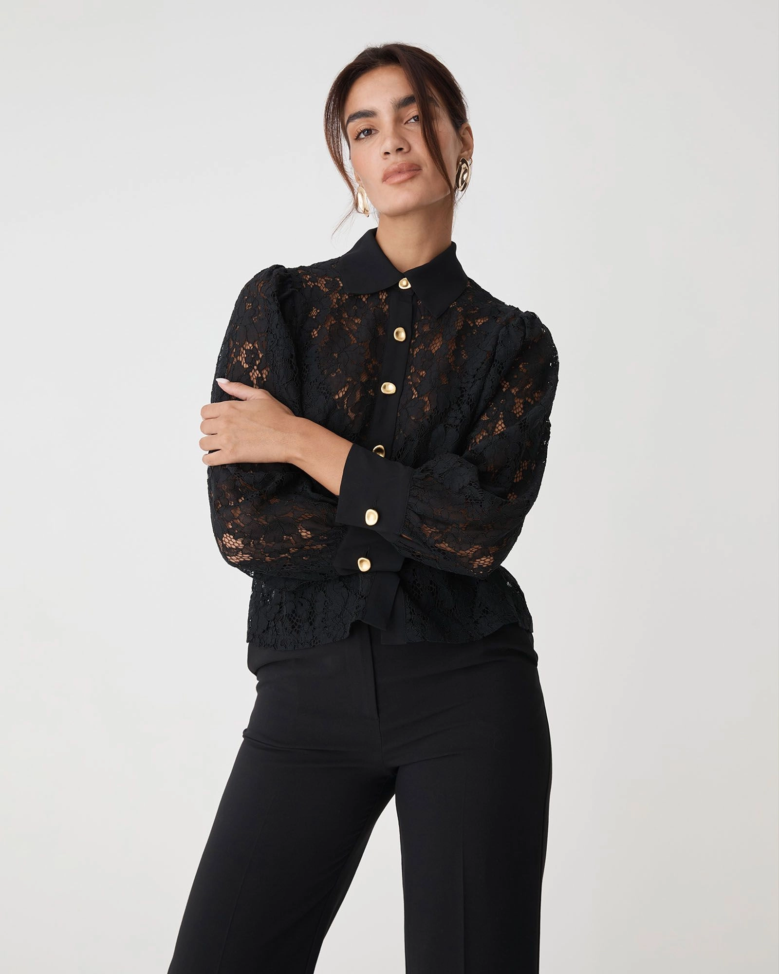 Forcast Clothing - Kennedy Lace Shirt