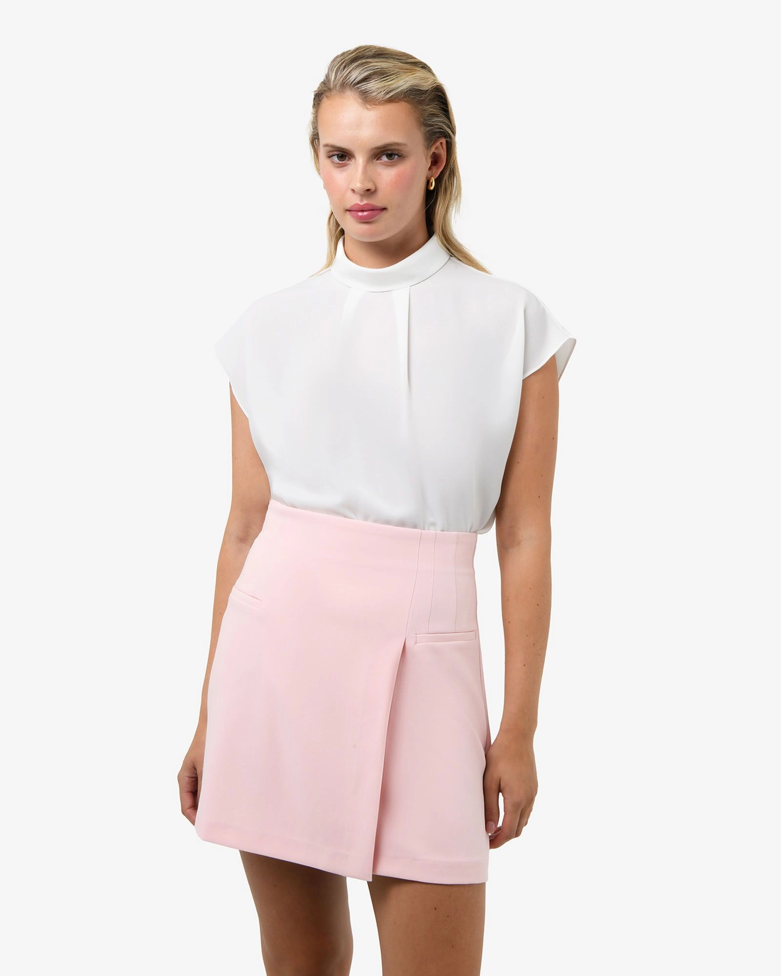 Forcast Clothing - Tiara High Neck Shell Top