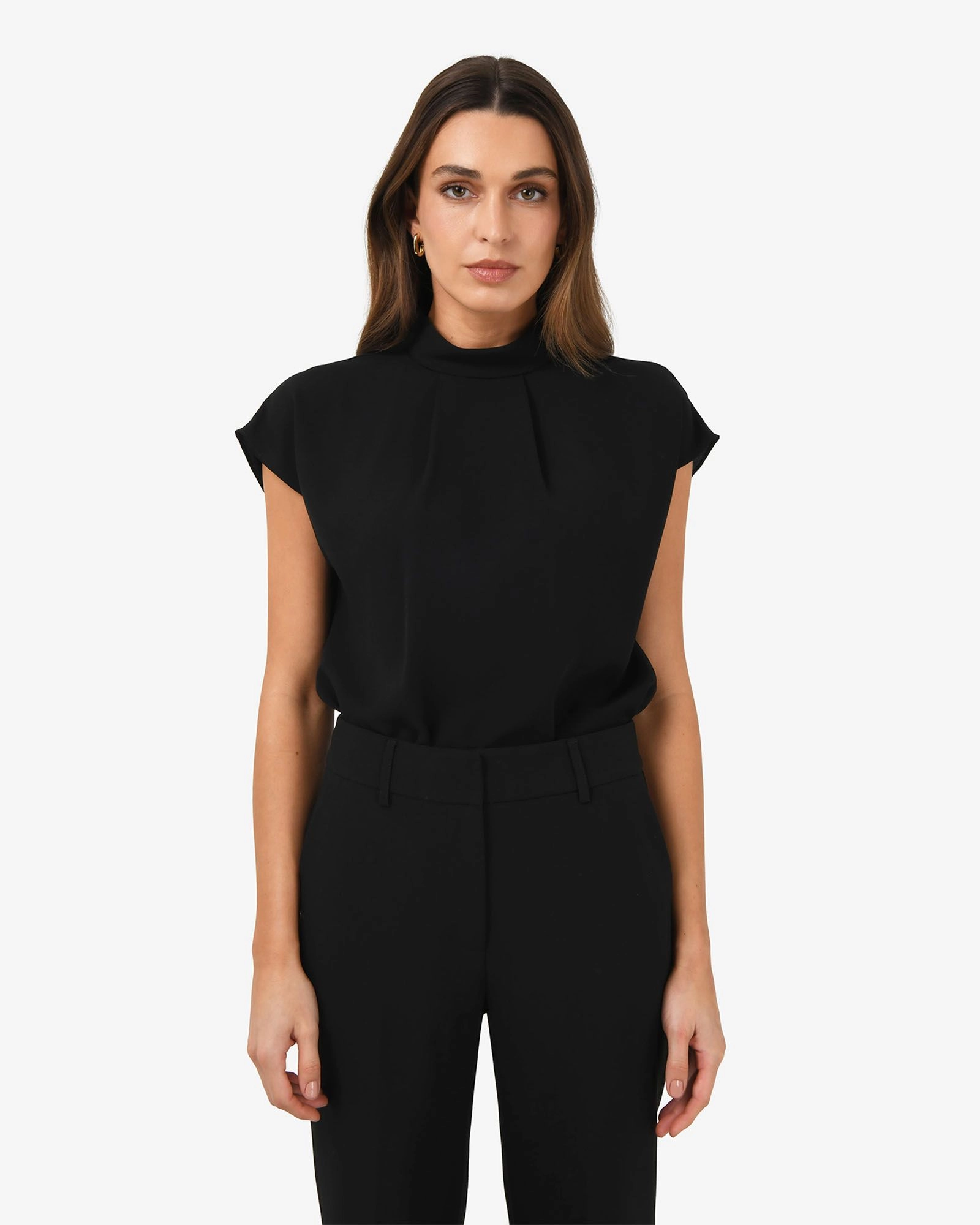 Forcast Clothing - Tiara High Neck Shell Top