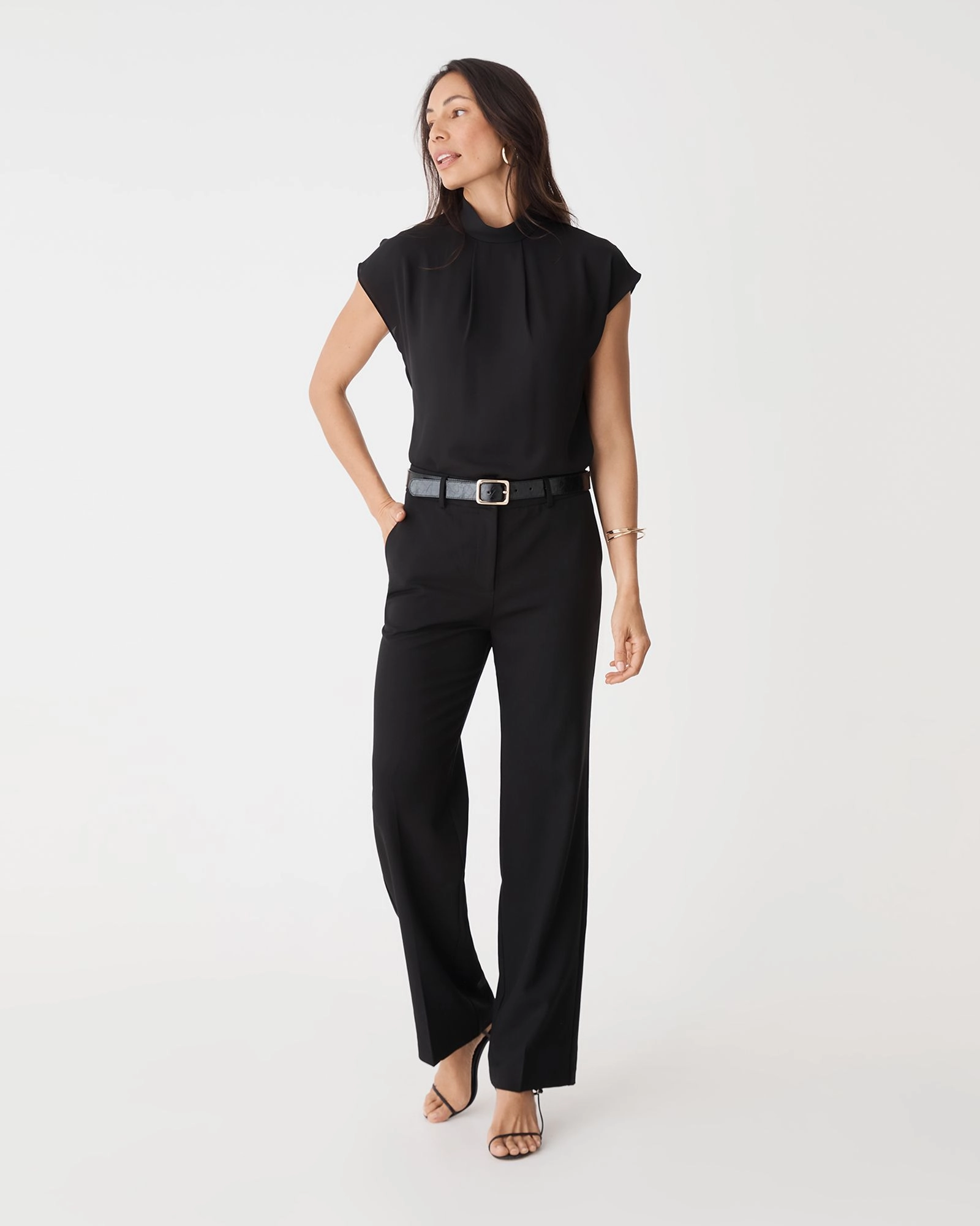 Forcast Clothing - Tiara High Neck Shell Top