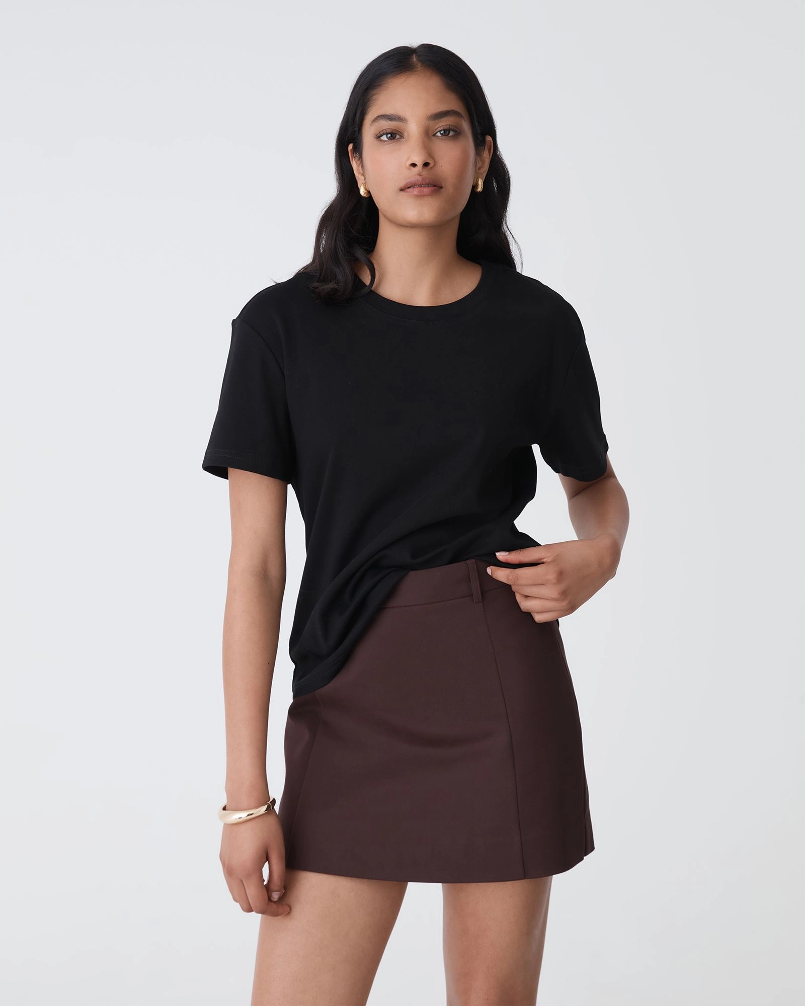 Forcast Clothing - May Relaxed Cotton T-Shirt