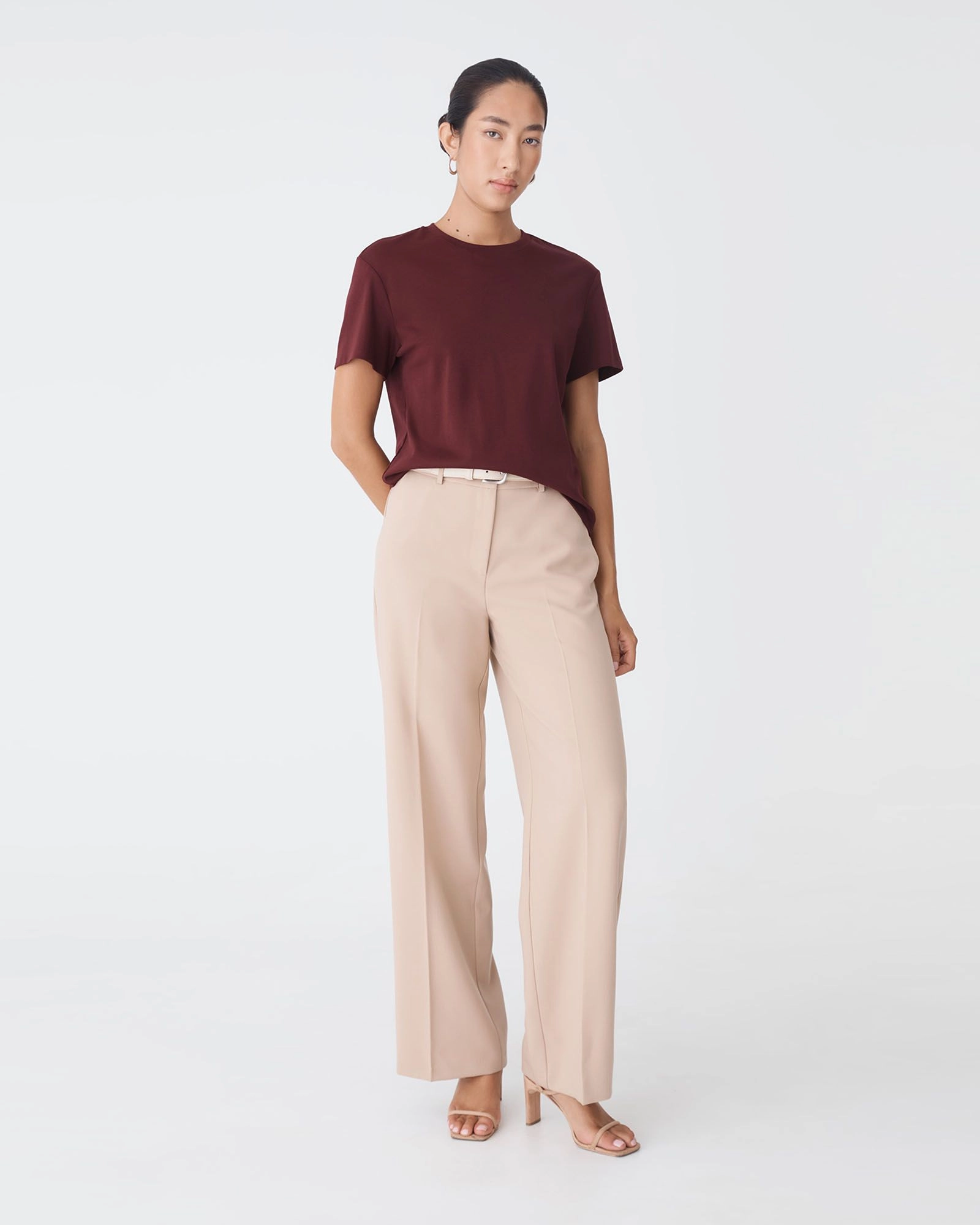 Forcast Clothing - May Relaxed Cotton T-Shirt 