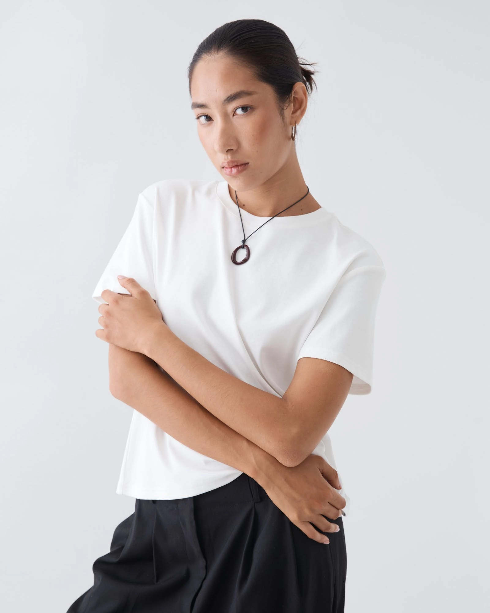 Forcast Clothing - May Relaxed Cotton T-Shirt