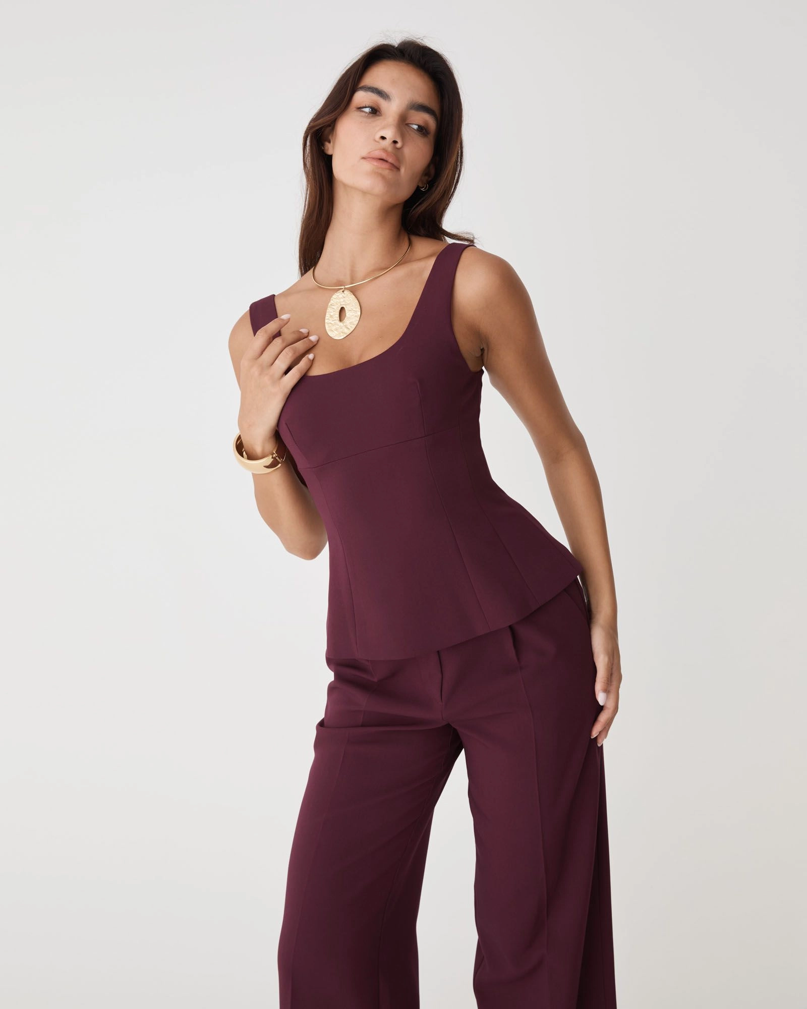 Forcast Clothing - Nikki Peplum Top