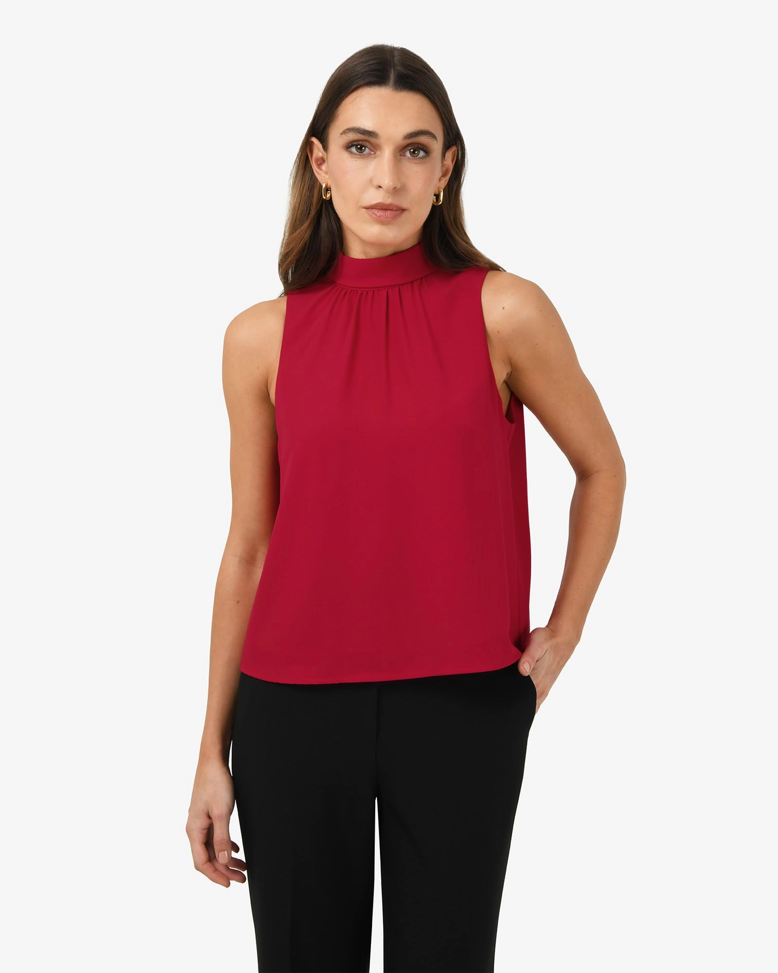 Forcast Clothing - Maria Gathered Top