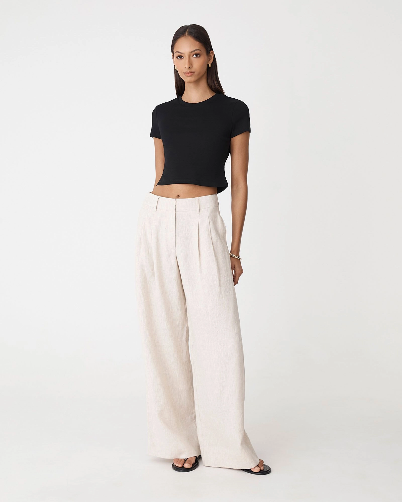 Forcast Clothing - Amy Cropped Baby Tee