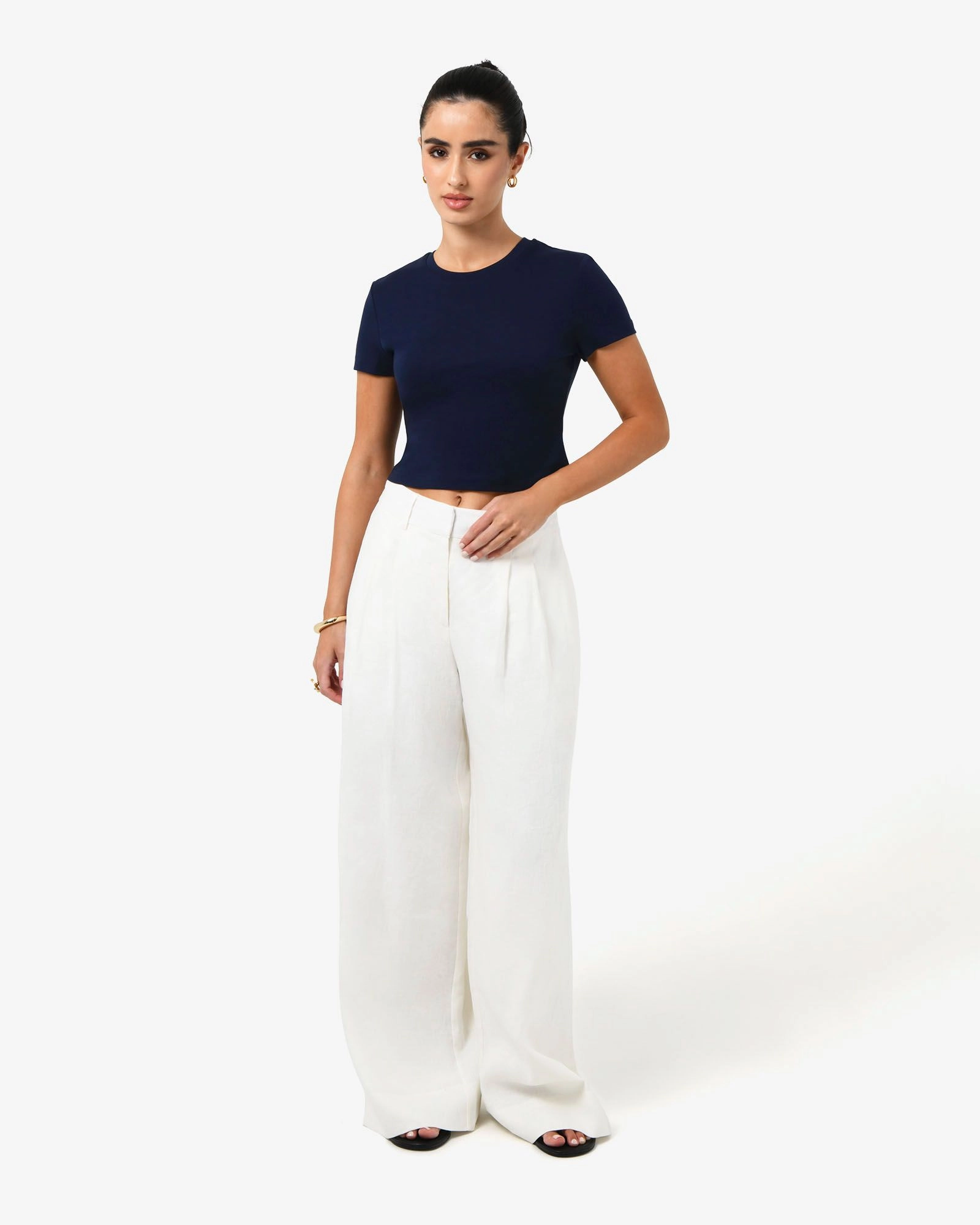 Forcast Clothing - Amy Cropped Baby Tee