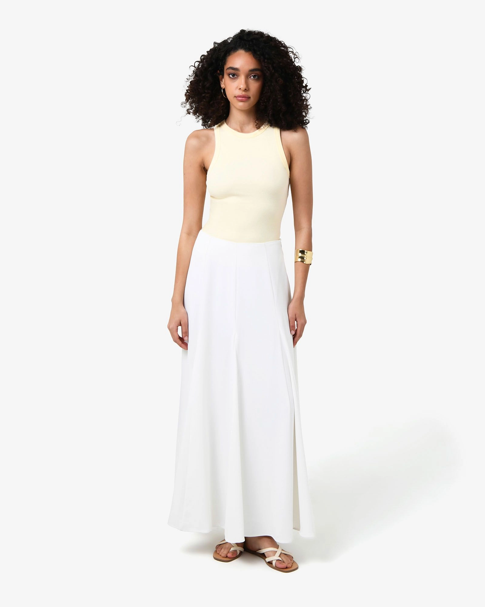 Forcast Clothing - Devon Cotton Blend Singlet