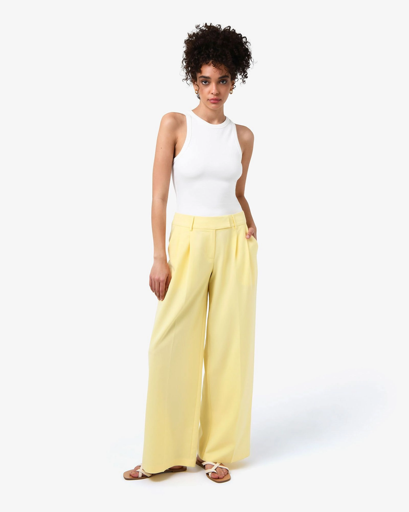 Forcast Clothing - Devon Cotton Blend Singlet