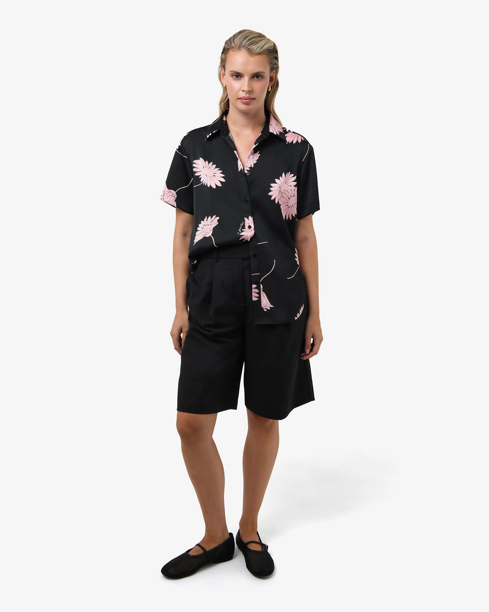 Forcast Clothing - Felicia Floral Satin Shirt