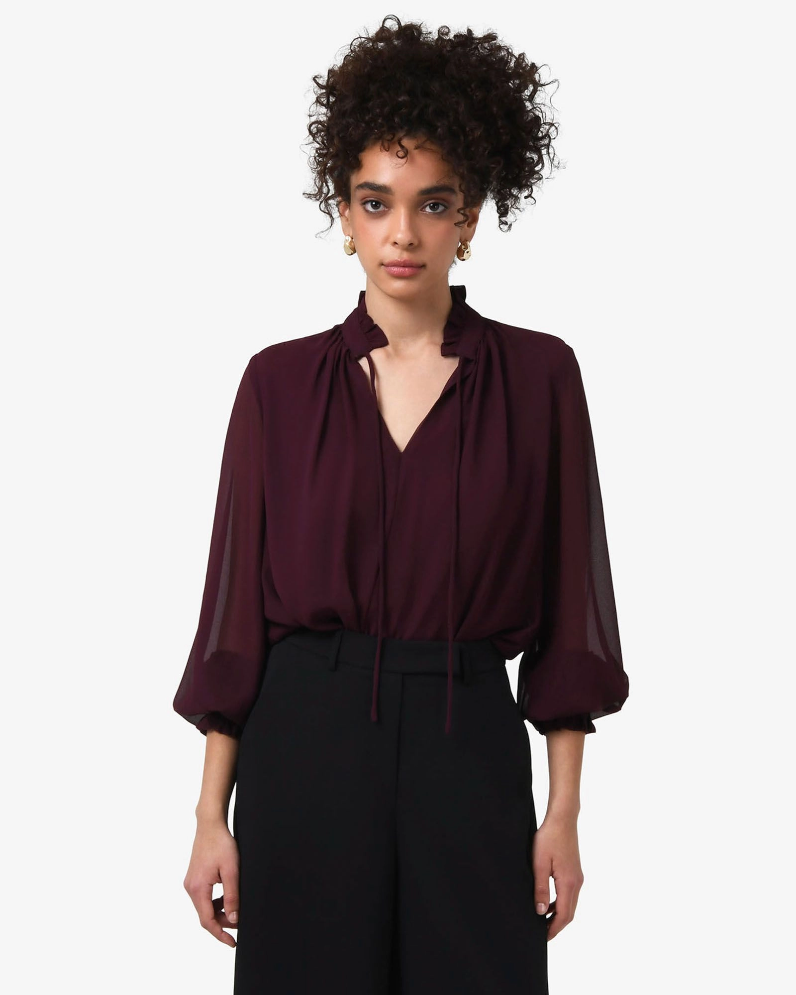 Forcast Clothing - Joanna Chiffon Blouse
