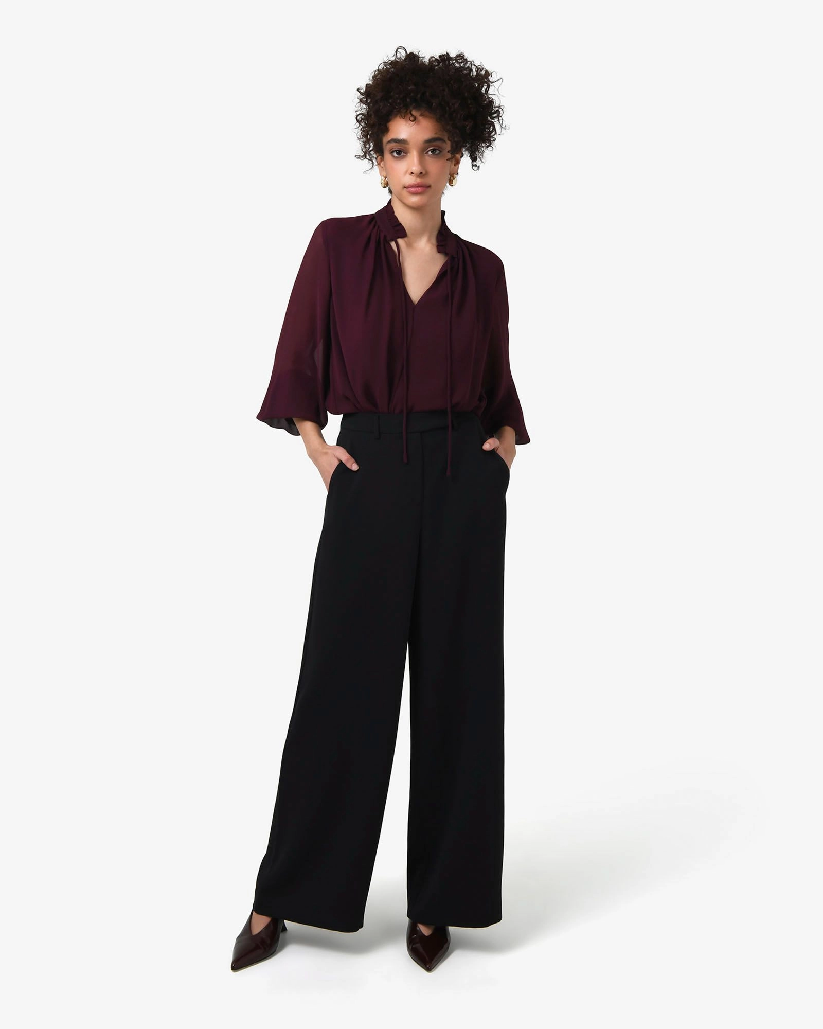 Forcast Clothing - Joanna Chiffon Blouse