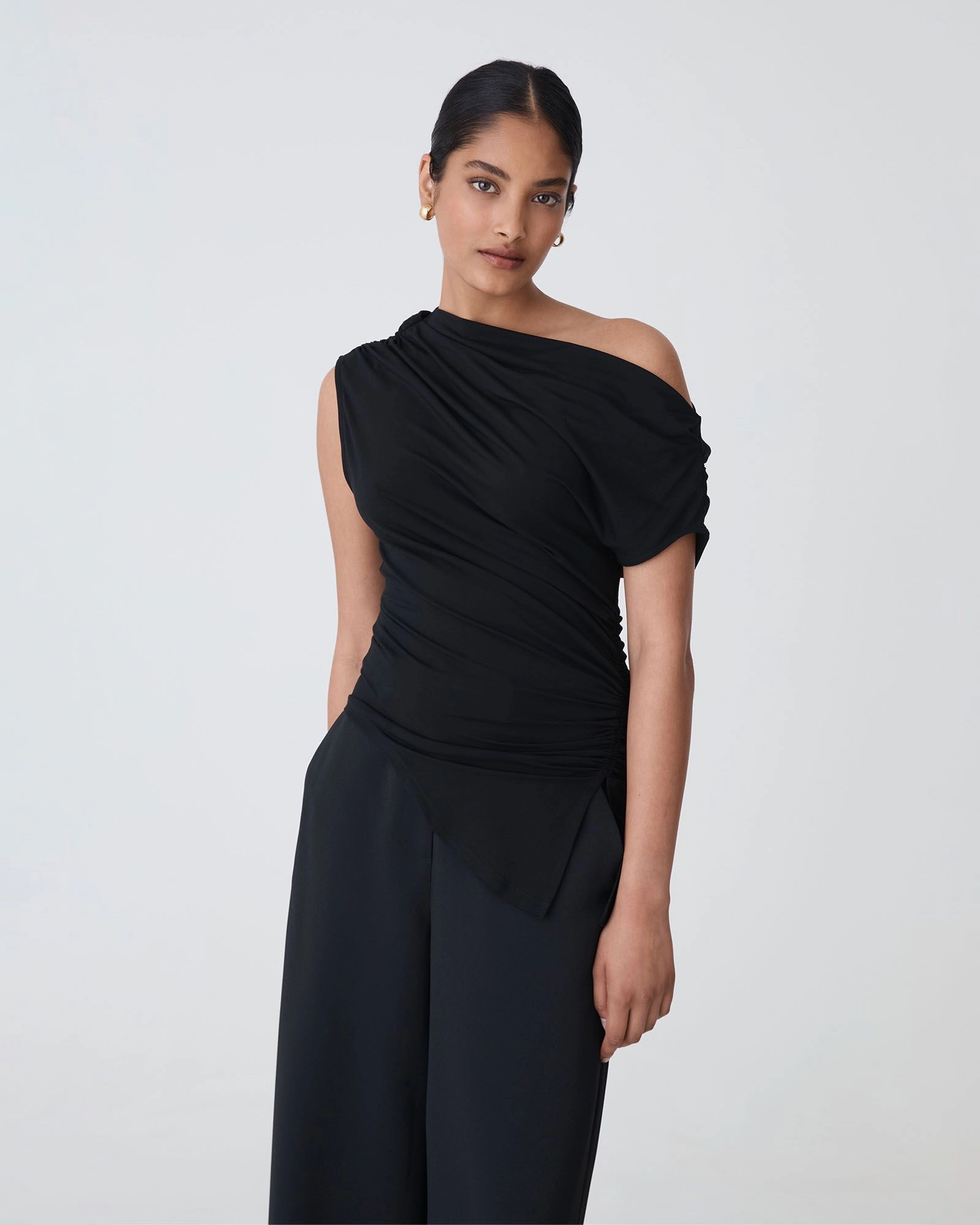 Forcast Clothing - Keeley Bamboo Split Hem Top