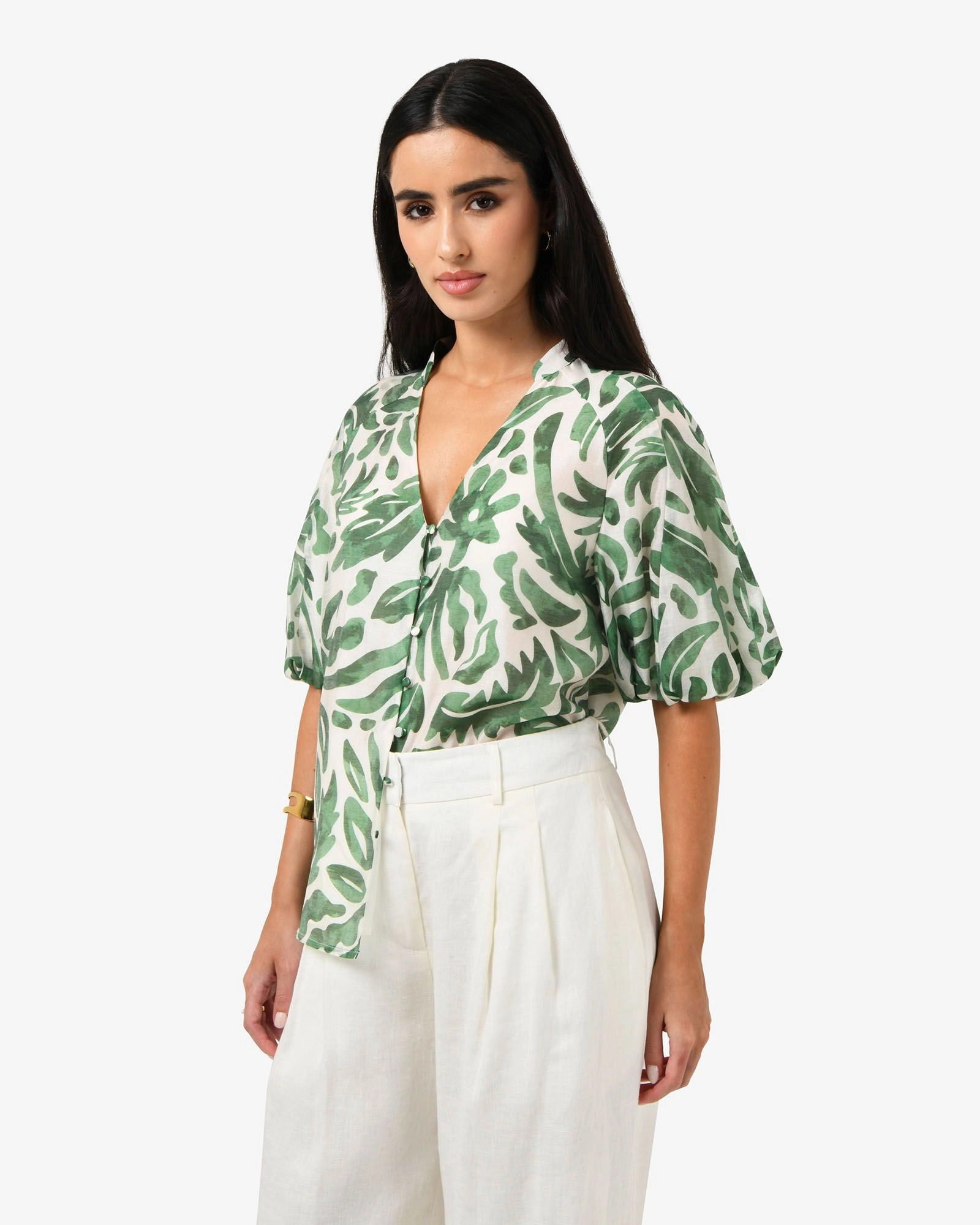 Forcast Clothing - Tallulah Puff Sleeve Top