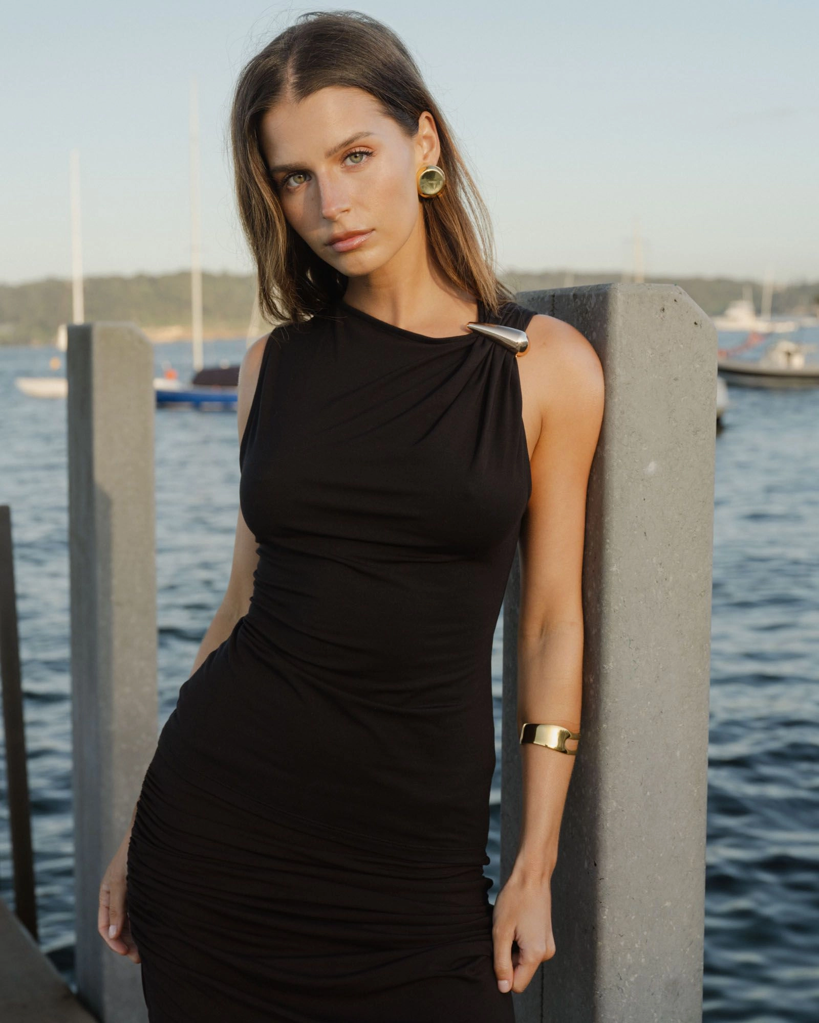 Forcast Clothing - Kirsty Bamboo Ruched Top 