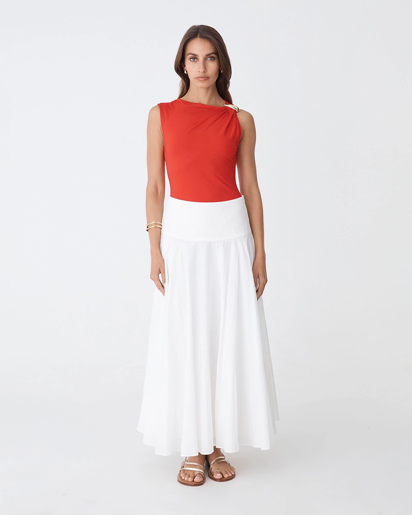 Forcast Clothing - Kirsty Bamboo Ruched Top