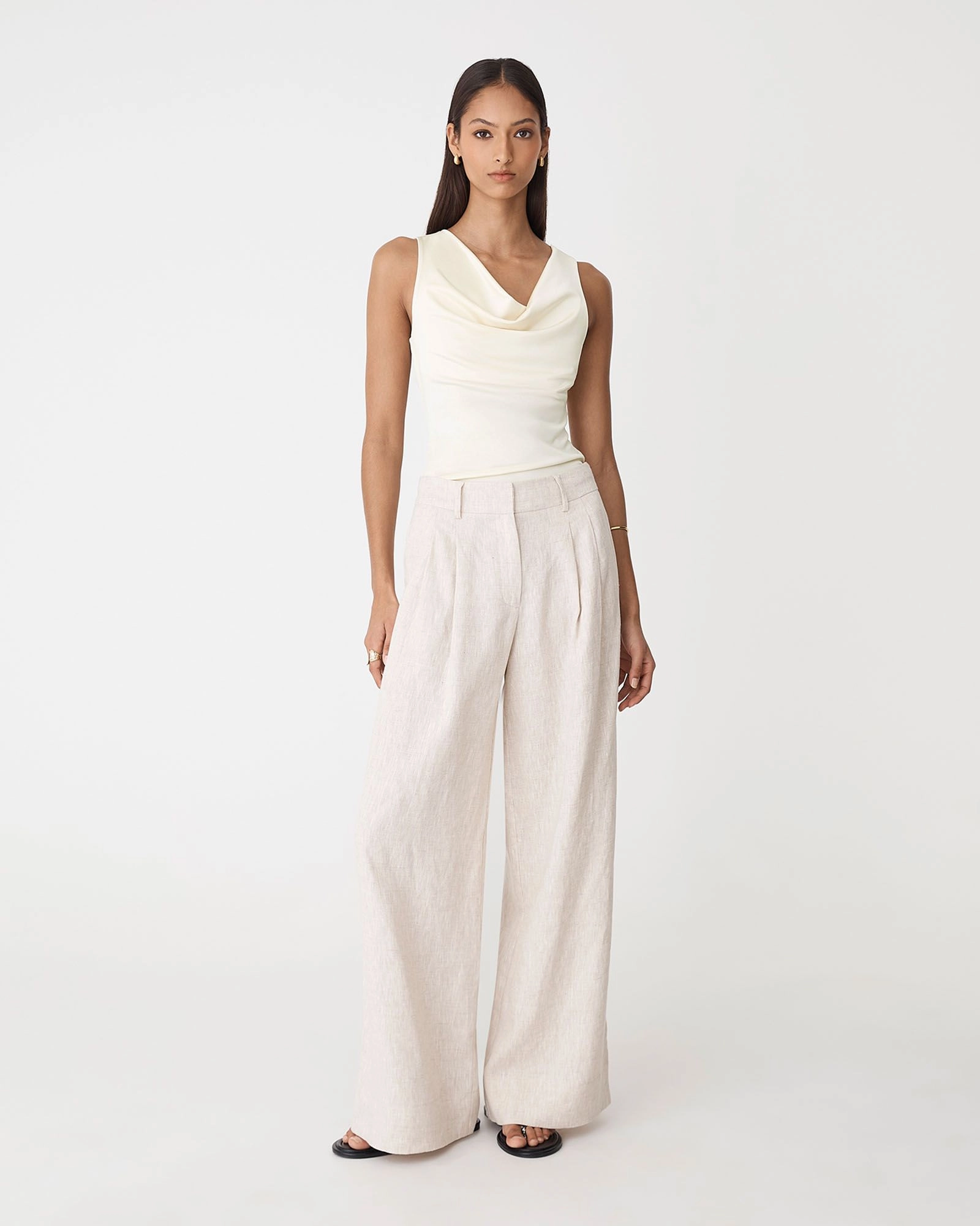 Forcast Clothing - Sabrina Cowl Neck Top