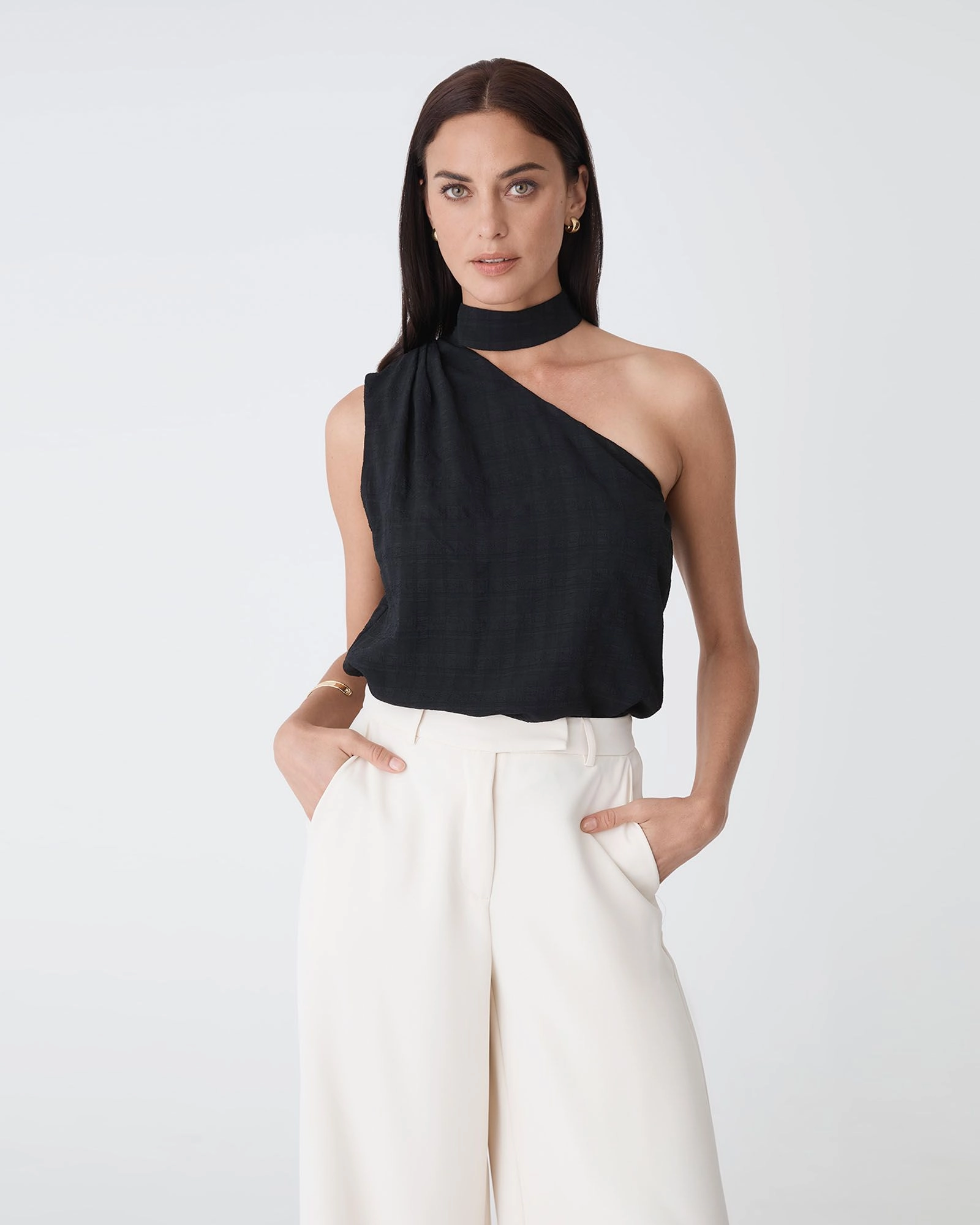 Forcast Clothing - Ashlyn One Shoulder Top