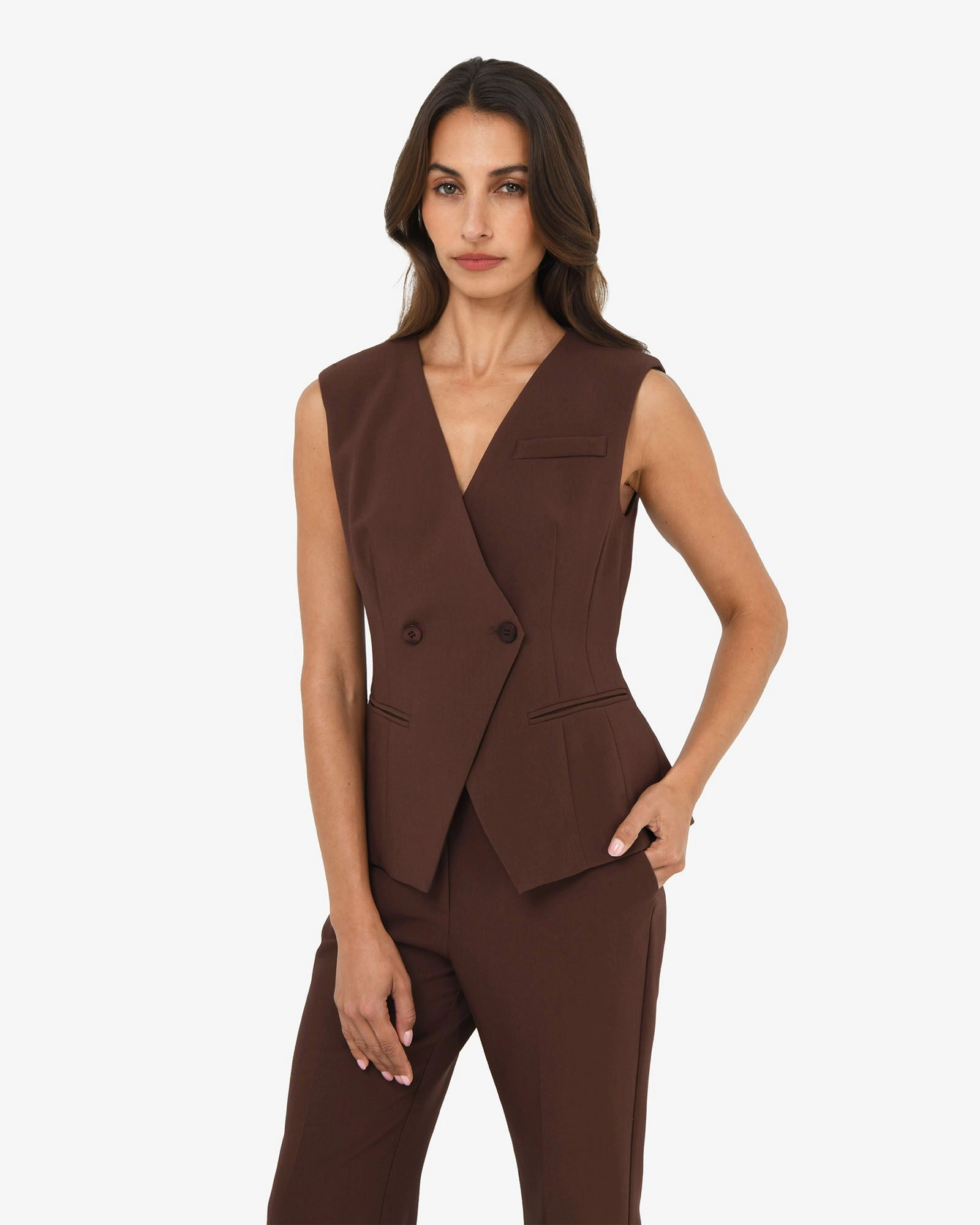 Forcast Clothing - Nikki Collarless Vest