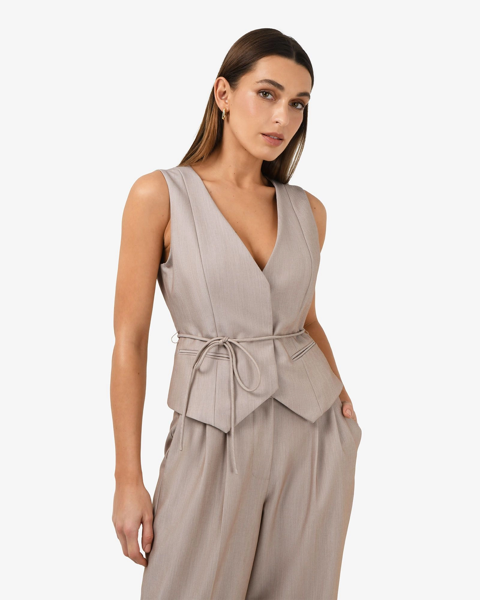 Forcast Clothing - Fitzroy Belted Vest