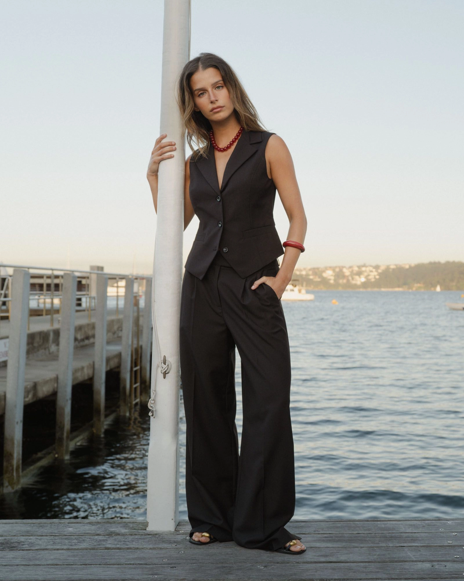 Forcast Clothing - Amera Collared Vest