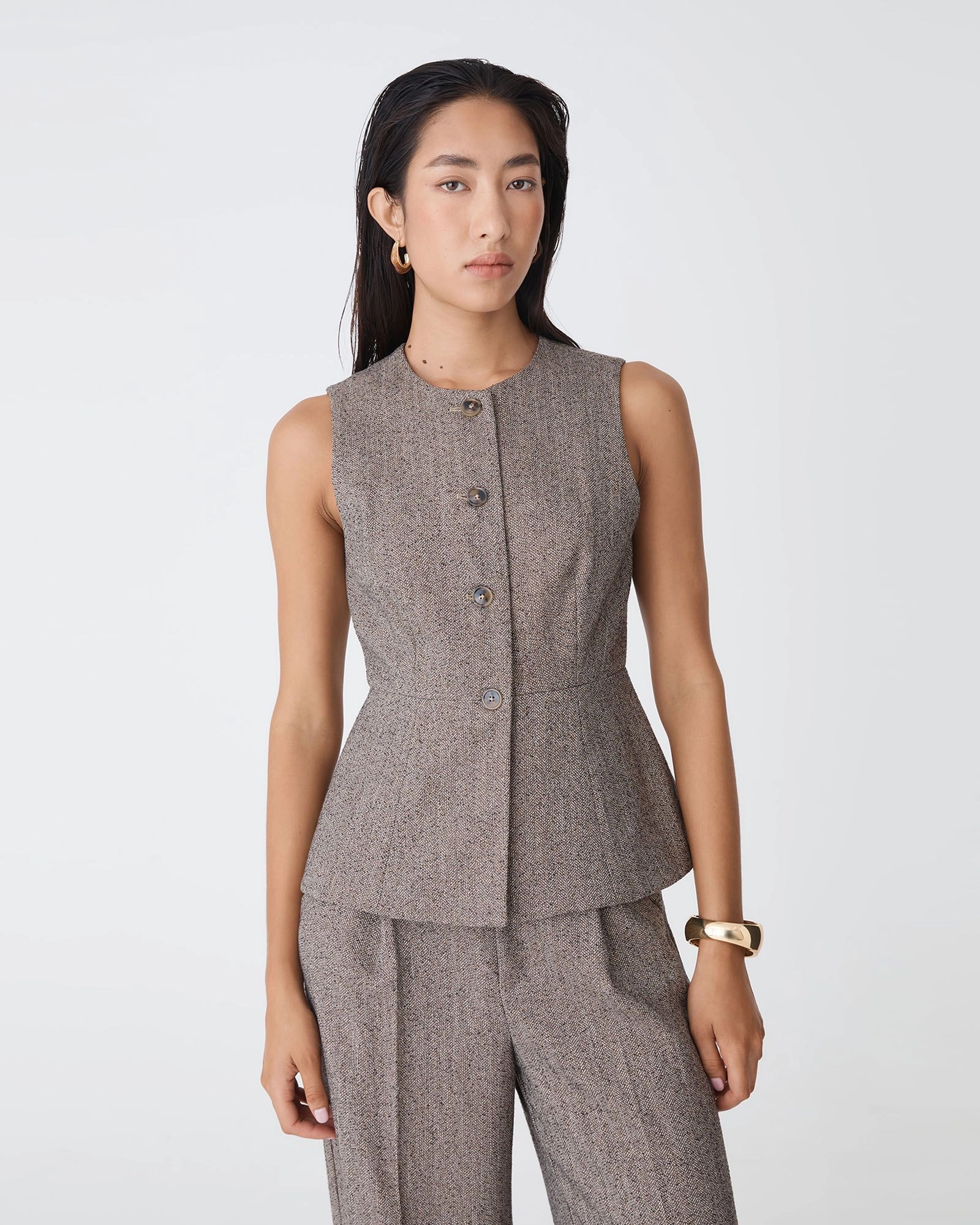 Forcast Clothing - Nevada Herringbone Vest