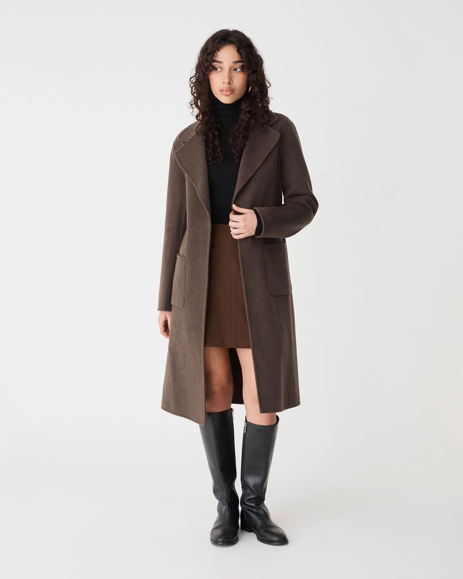 Forcast Clothing - Alani Wool Blend Coat