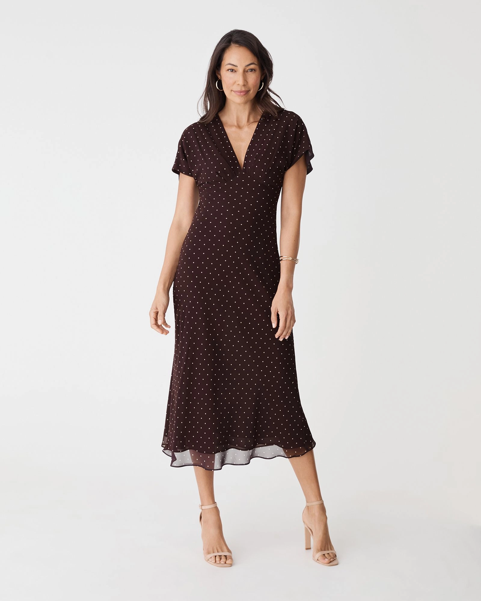 Forcast Clothing - Elise V-Neck Bias Dress