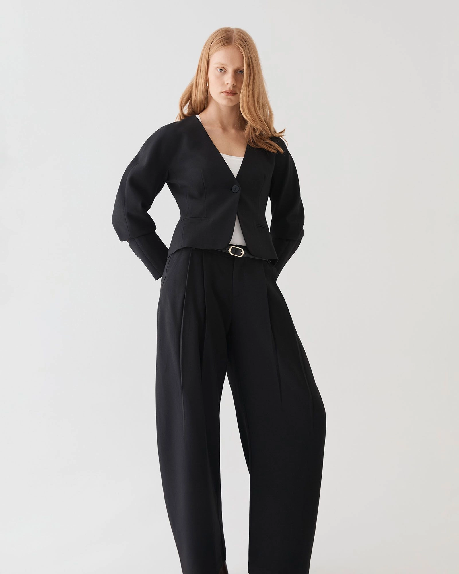 Forcast Clothing - Pippa Rounded Shoulder Blazer