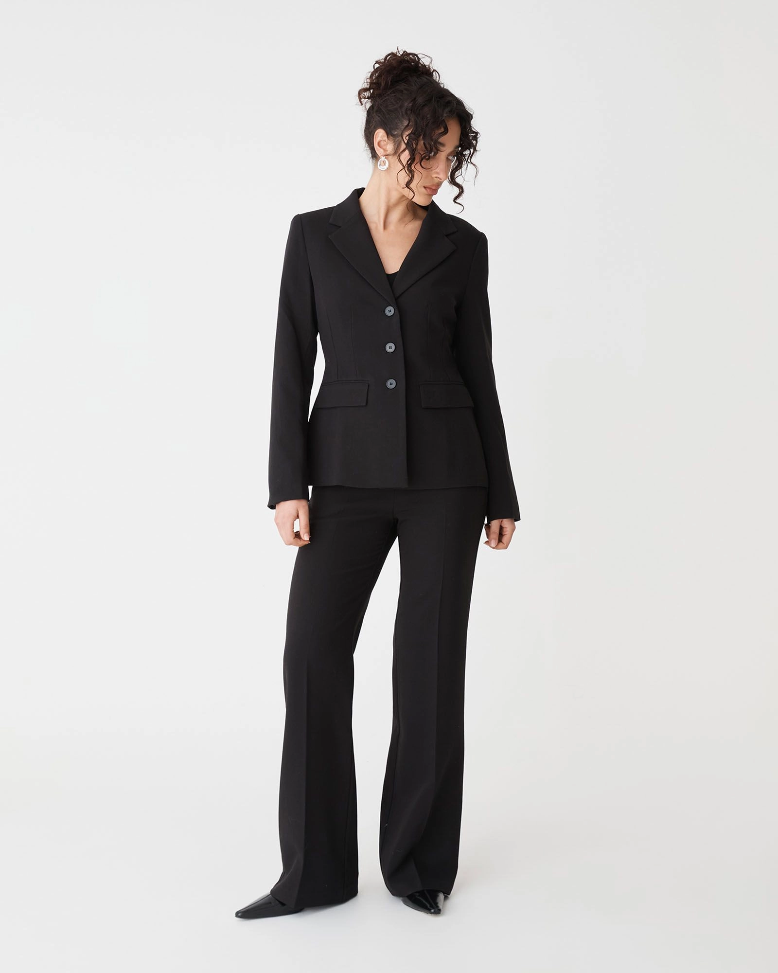 Forcast Clothing - Lydia Fitted Waist Blazer