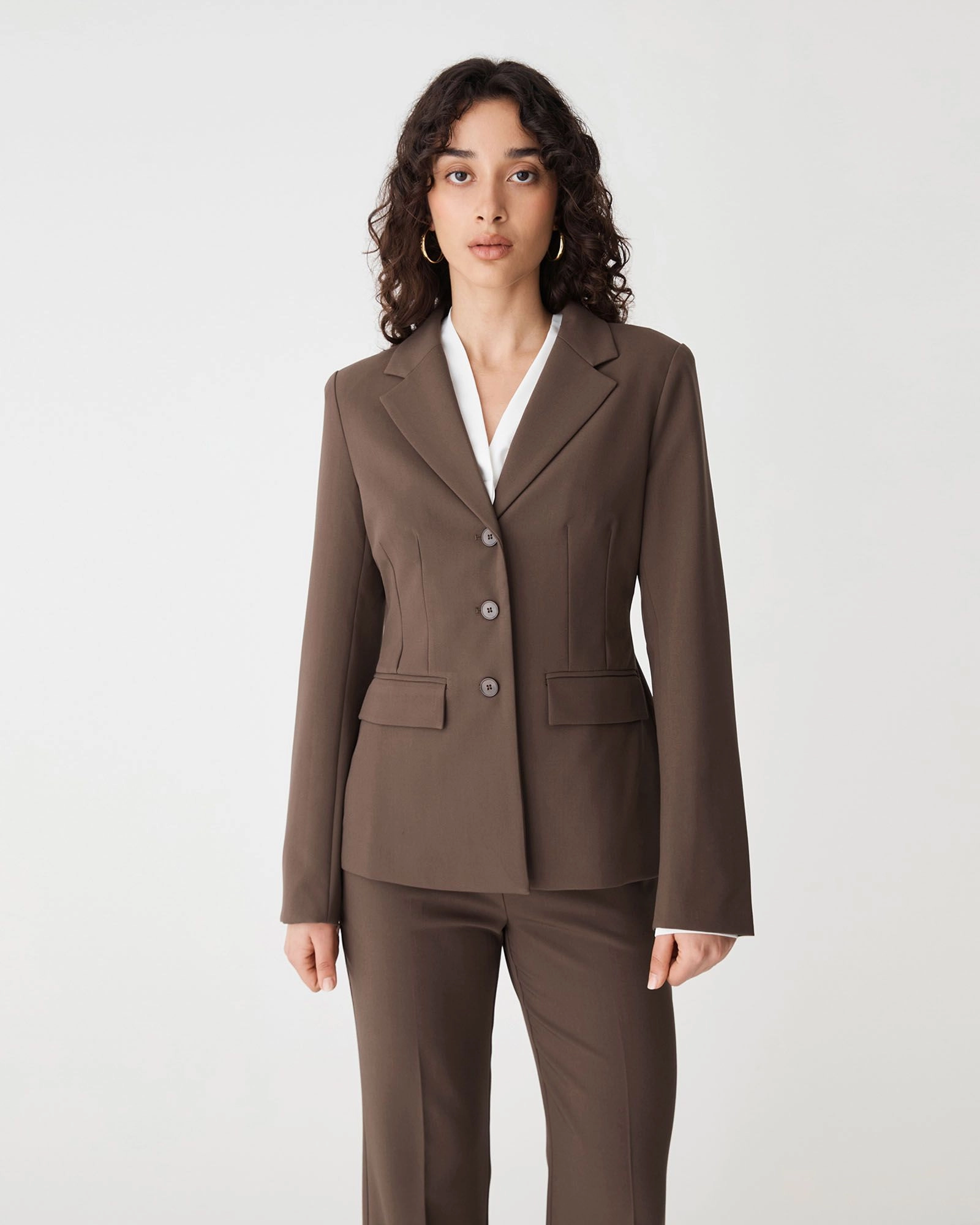 Forcast Clothing - Lydia Fitted Waist Blazer