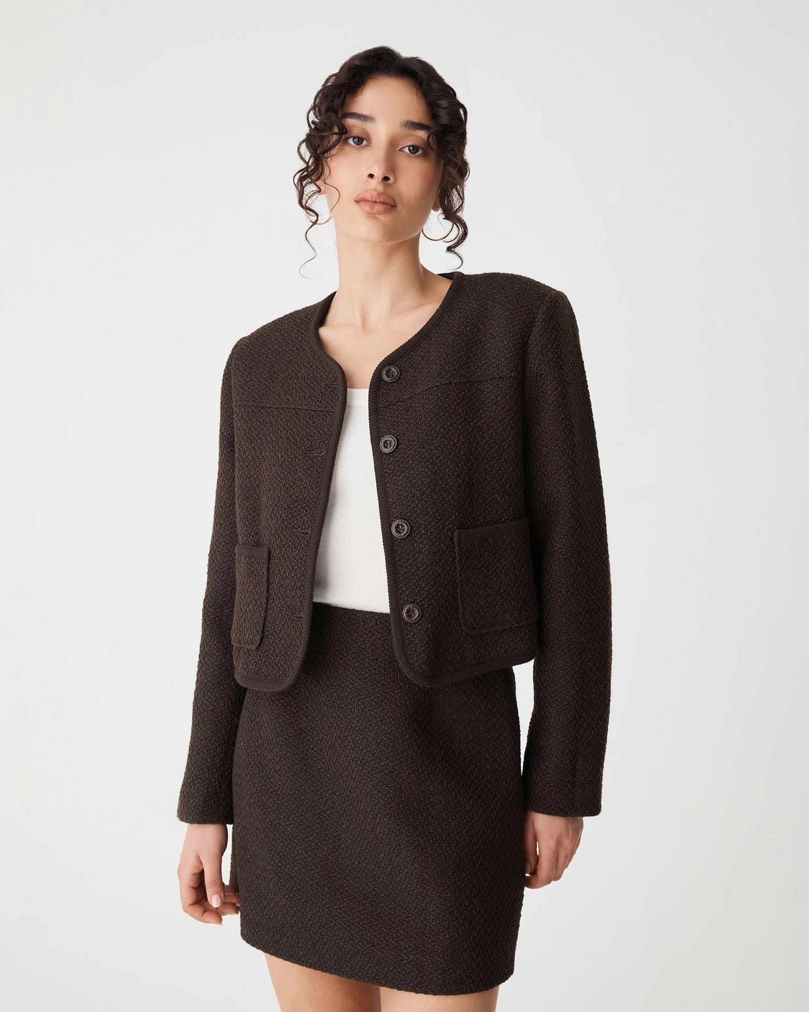 Forcast Clothing - Aubery Tweed Jacket