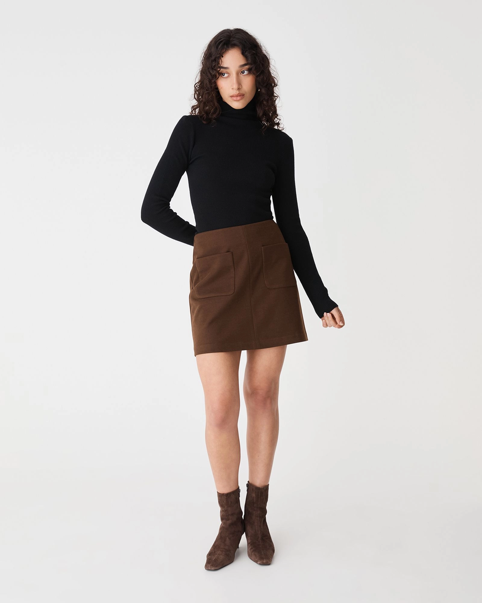 Forcast Clothing - Ginny Ribbed Turtleneck Knit
