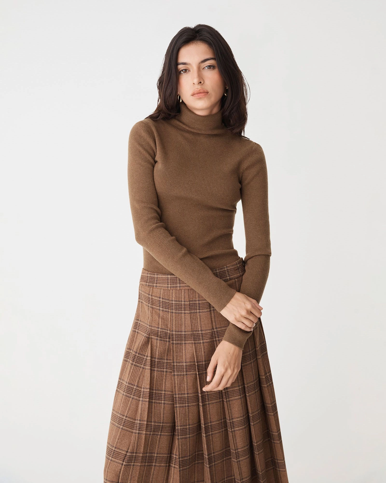 Forcast Clothing - Ginny Ribbed Turtleneck Knit