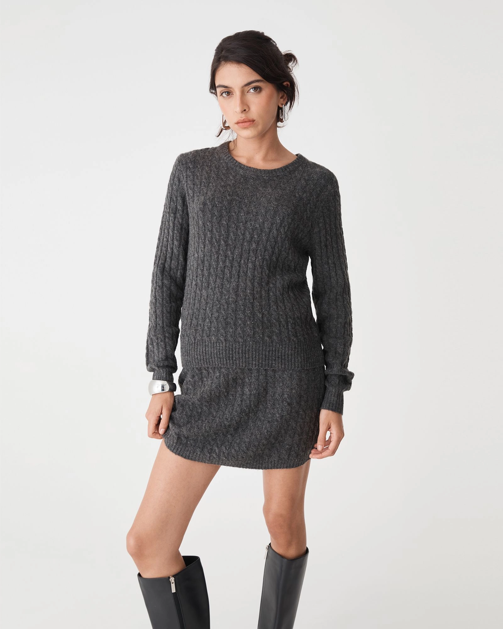 Forcast Clothing - Andie Cable Knit Jumper