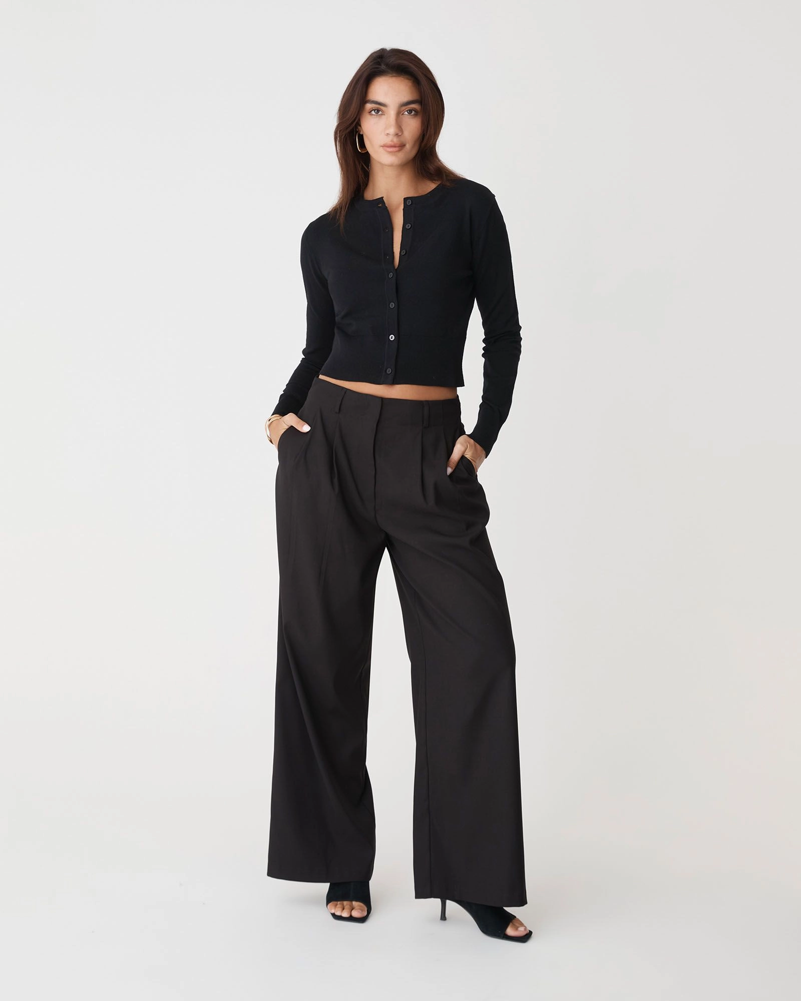 Forcast Clothing - Cassie Crew Neck Cardigan