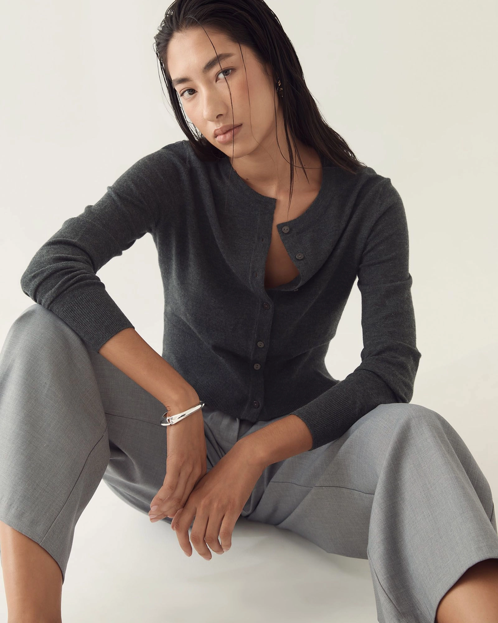 Forcast Clothing - Cassie Crew Neck Cardigan