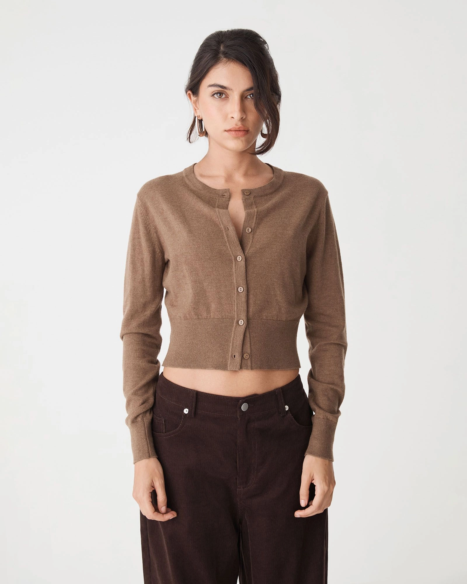 Forcast Clothing - Cassie Crew Neck Cardigan