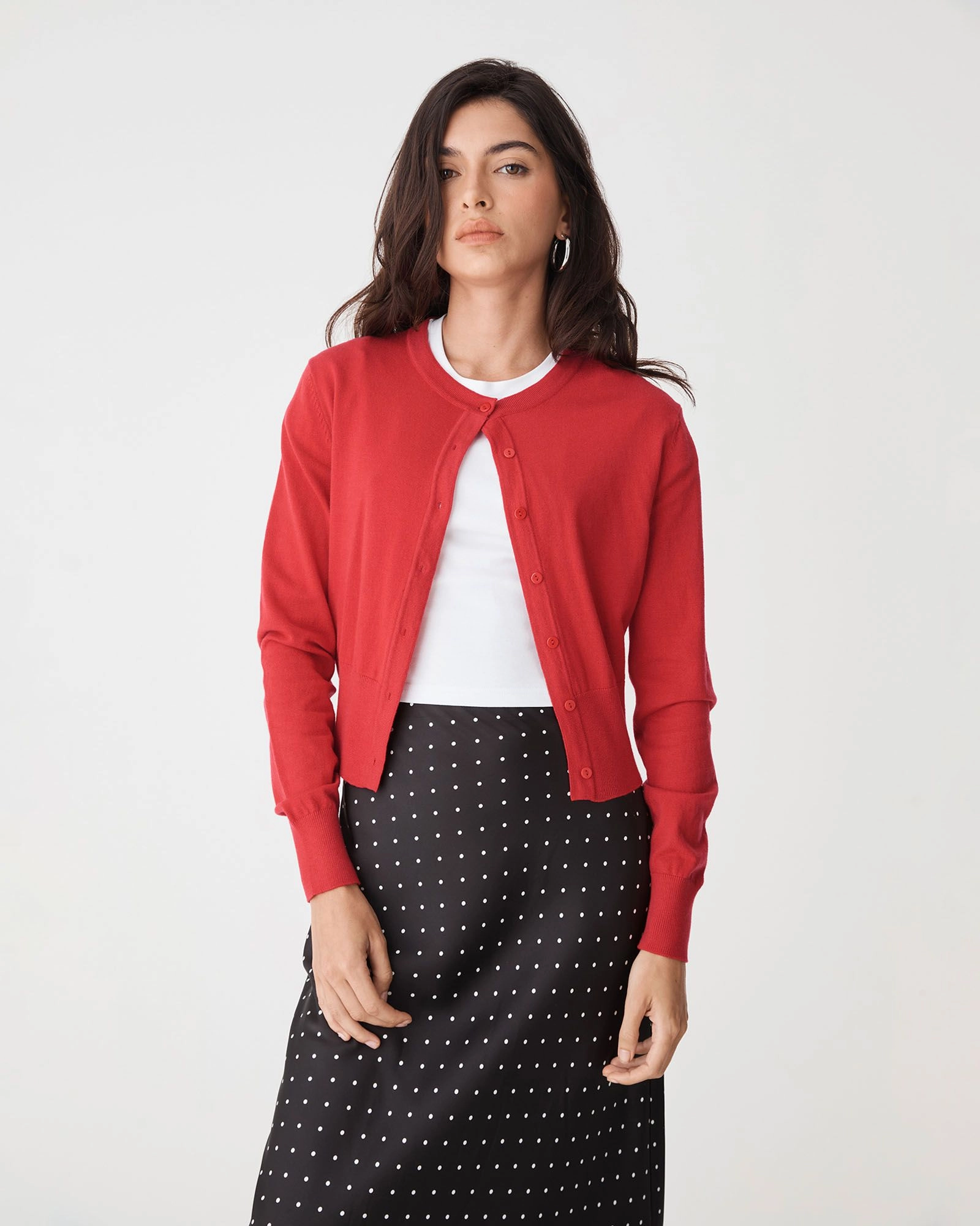 Forcast Clothing - Cassie Crew Neck Cardigan