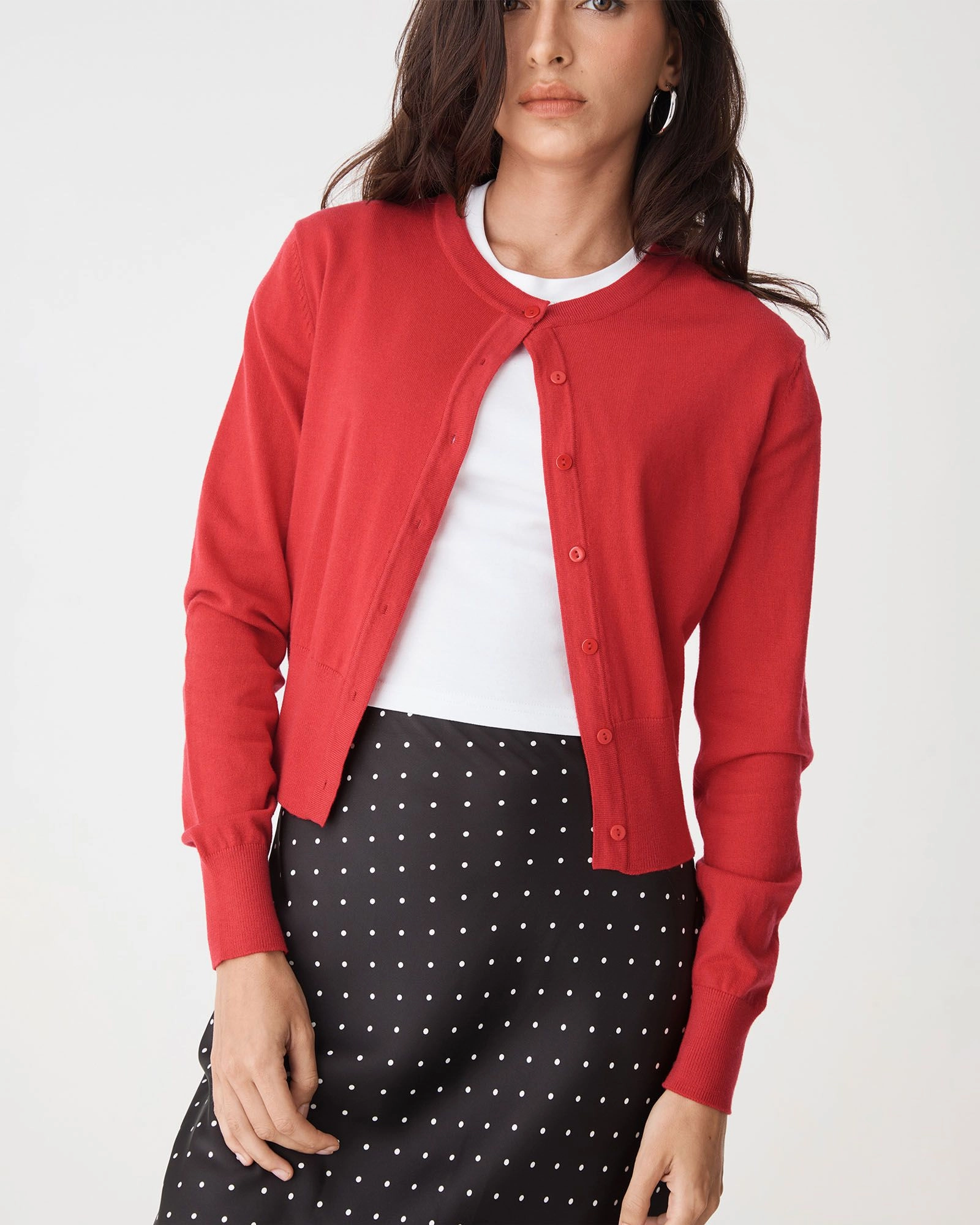 Forcast Clothing - Cassie Crew Neck Cardigan