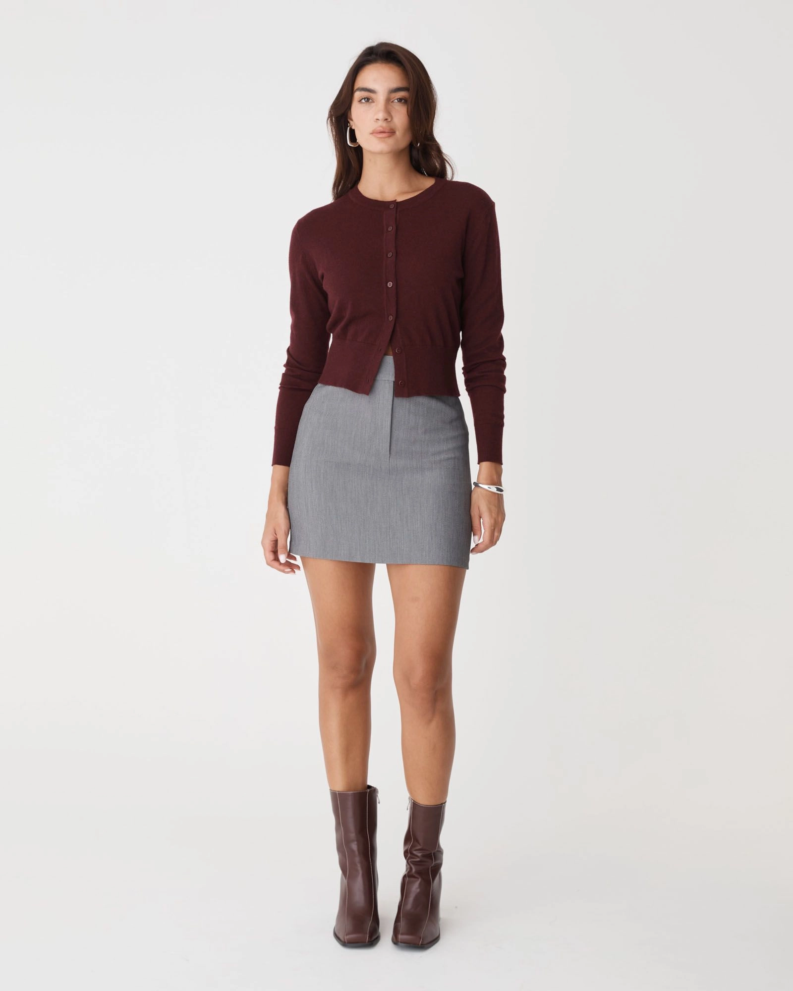 Forcast Clothing - Cassie Crew Neck Cardigan