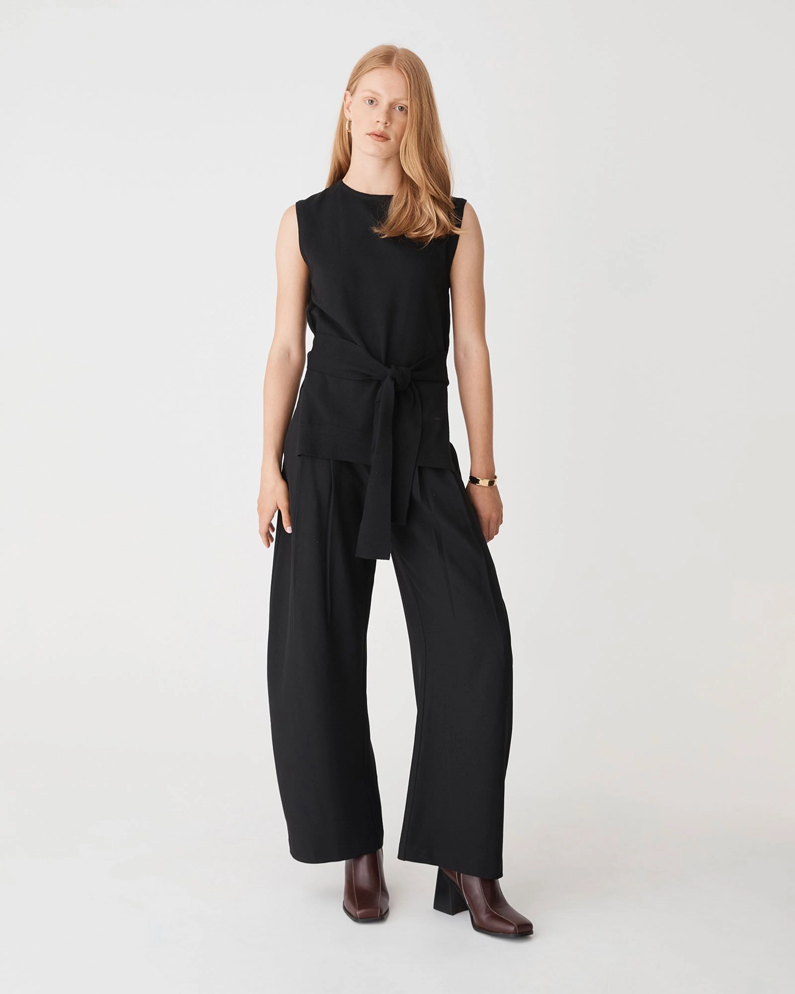 Forcast Clothing - Nora Sleeveless Tie Waist Knit