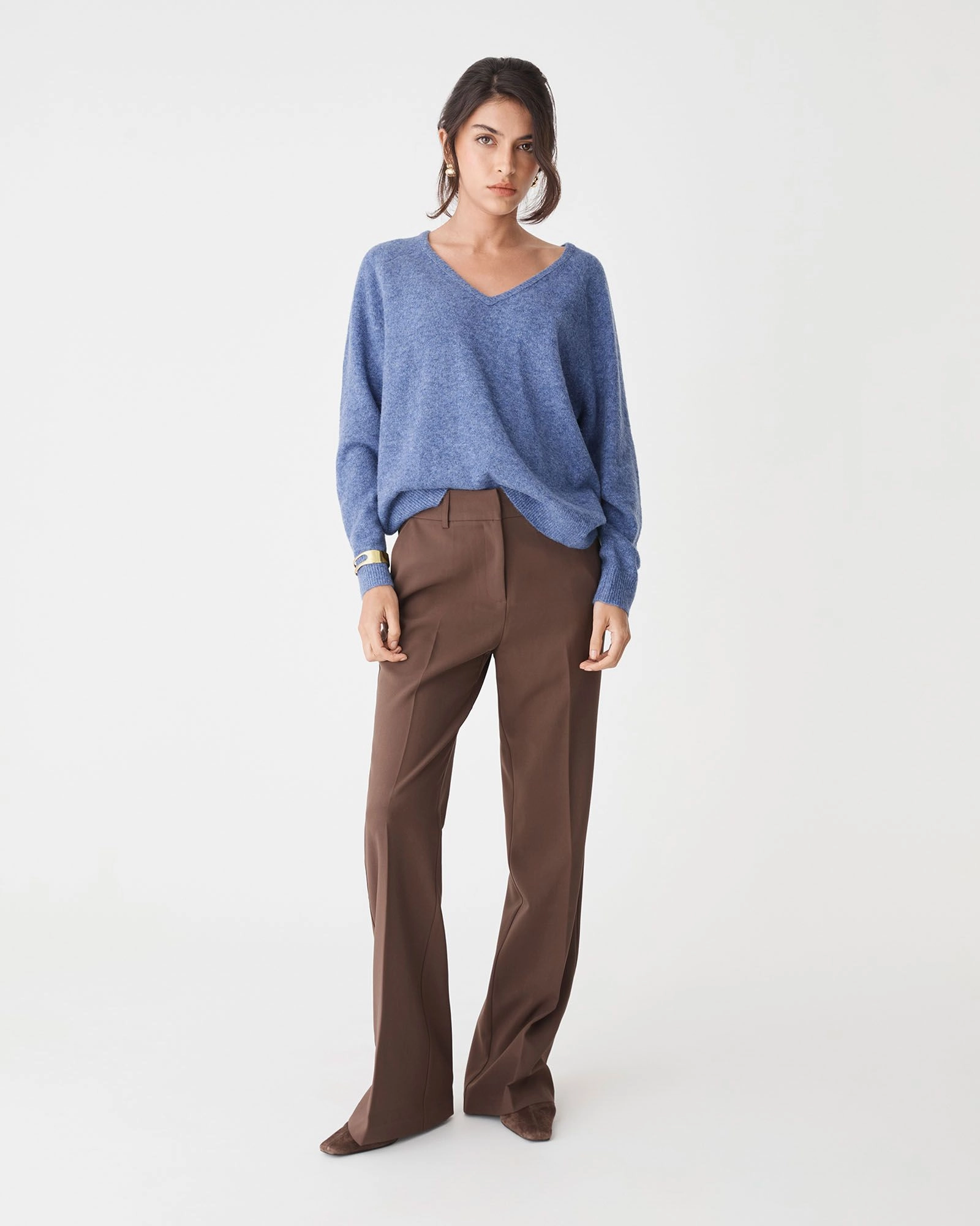 Forcast Clothing - Octavia V-Neck Jumper